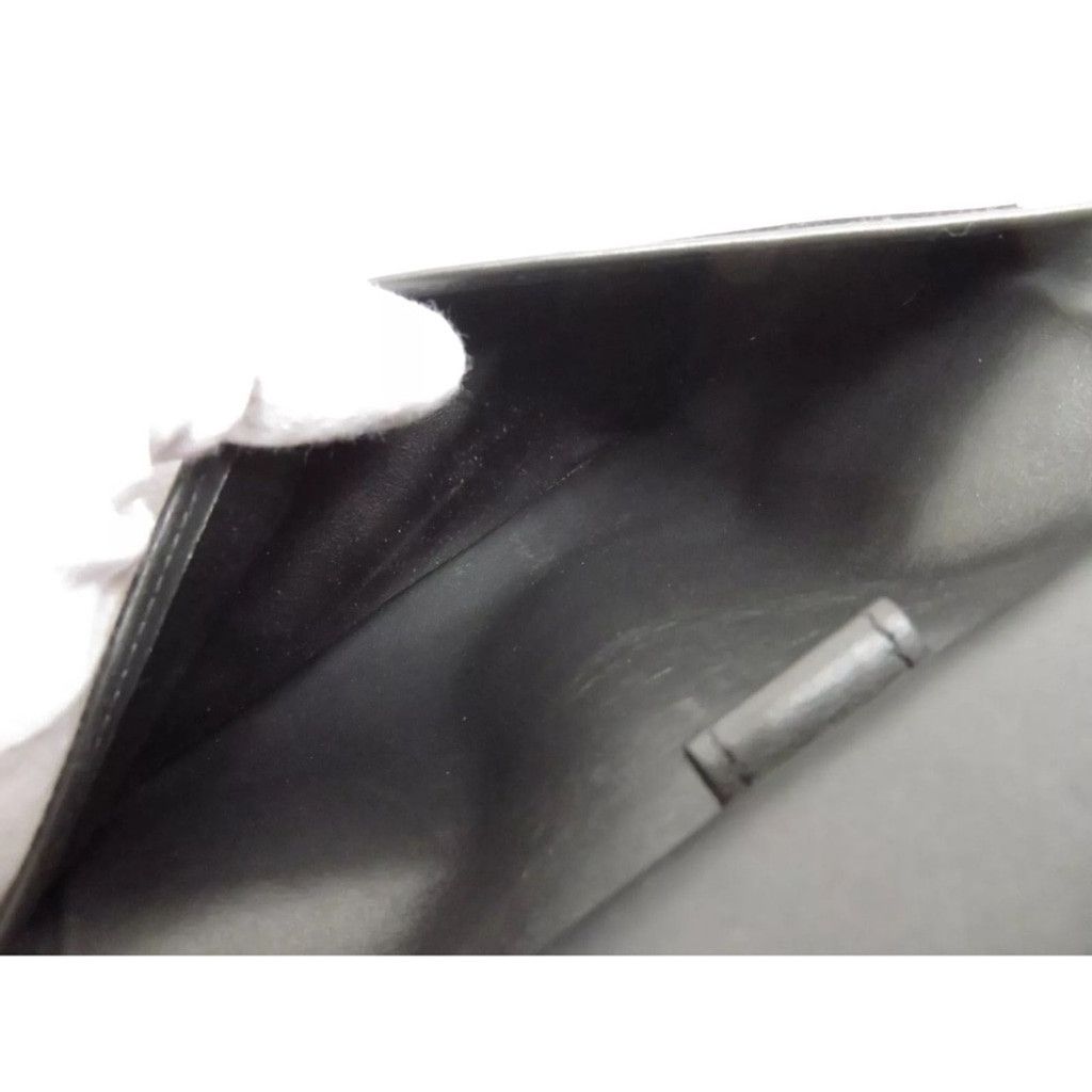 Louis Vuitton Louis Vuitton Matte Black Monogram Long Flap Wallet Size ONE SIZE - 11 Thumbnail