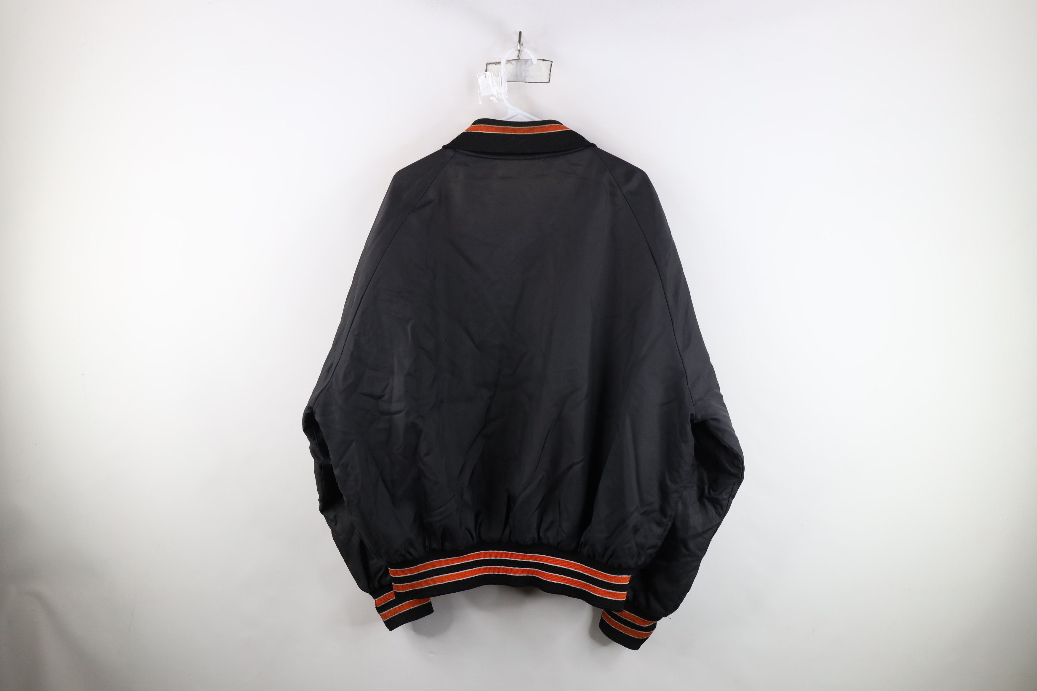 Vintage Vintage 80s 90s Streetwear Spell Out Heat Bomber Jacket USA Size US XL / EU 56 / 4 - 13 Thumbnail