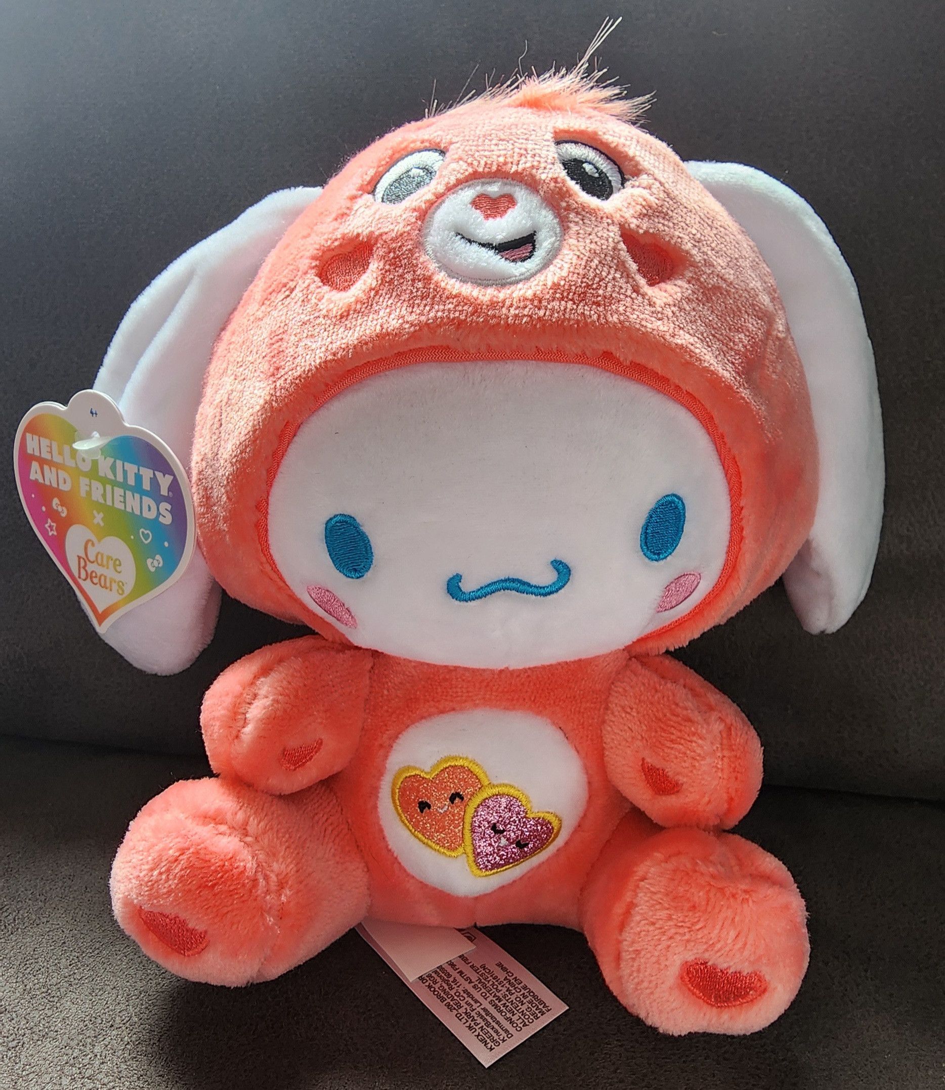 Other NWT Sanrio Cinnamoroll Love-A-Lot Carebear 9" Pink Plush Size ONE SIZE - 1 Thumbnail