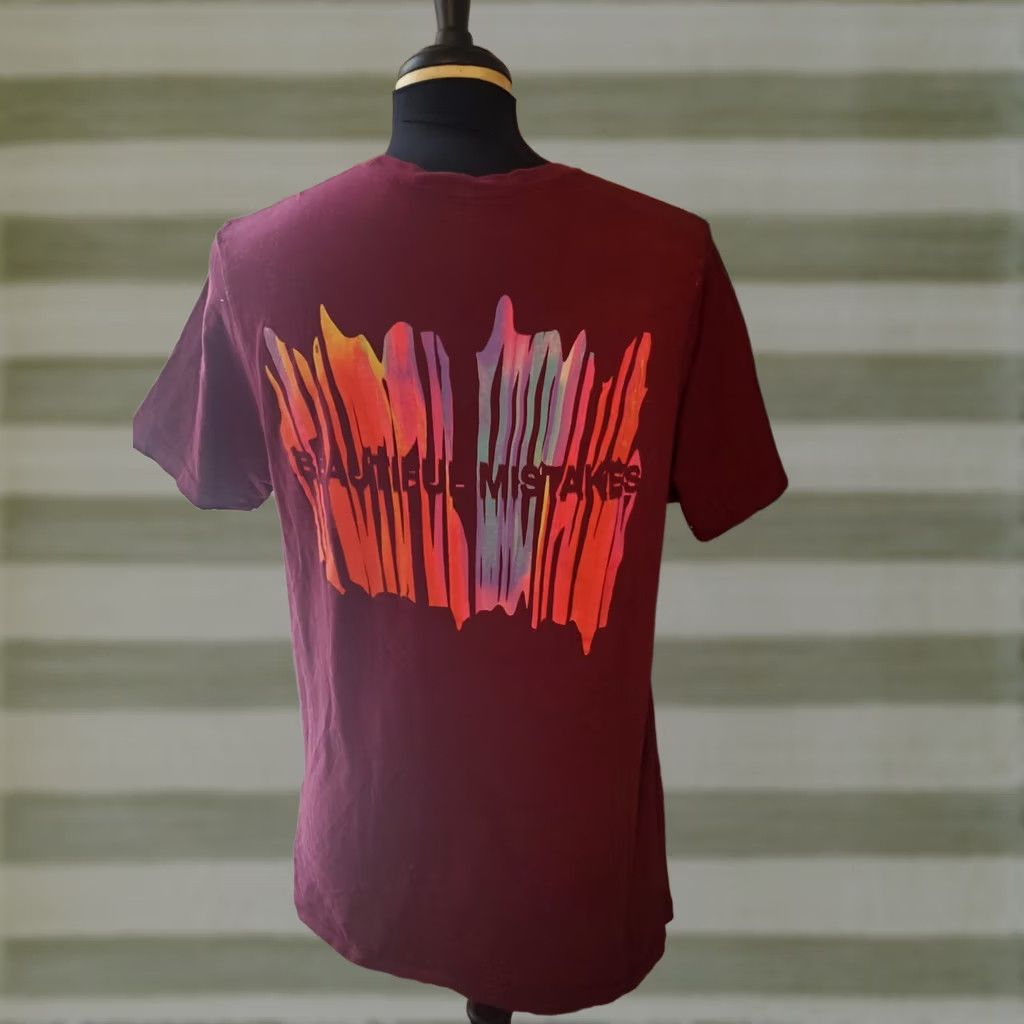 Vintage Maroon 5 Beautiful Mistakes Burgundy Men's T-Shirt Size Large Size US L / EU 52-54 / 3 - 1 Thumbnail