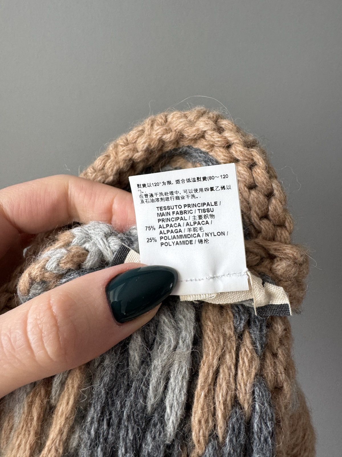 Marni Marni Alpaca Knit Brownt Hat Size ONE SIZE - 3 Thumbnail