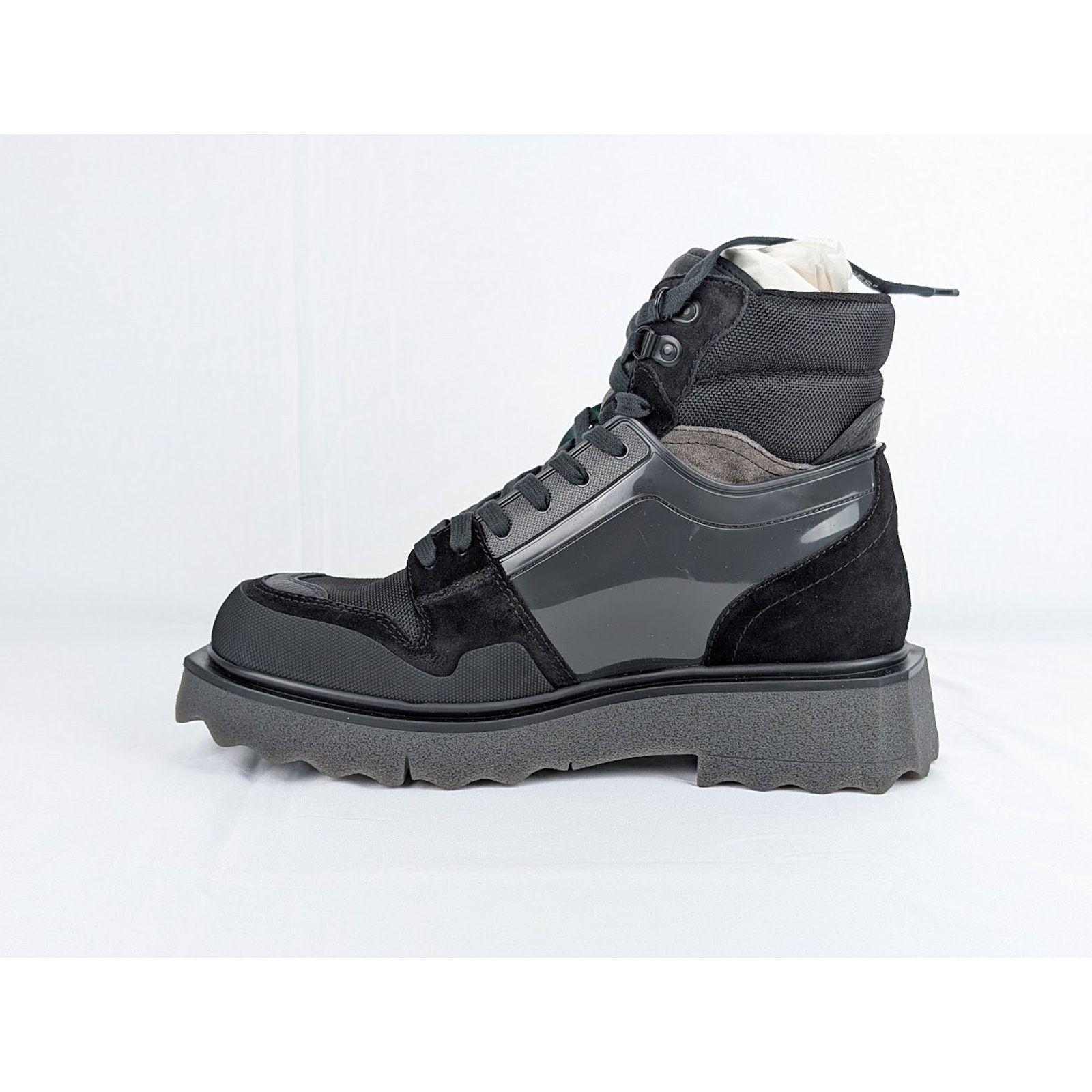 Off-White o1rshd1 Hiking Sponge Sneakers in Black / Khaki Size US 9 / EU 42 - 1 Thumbnail