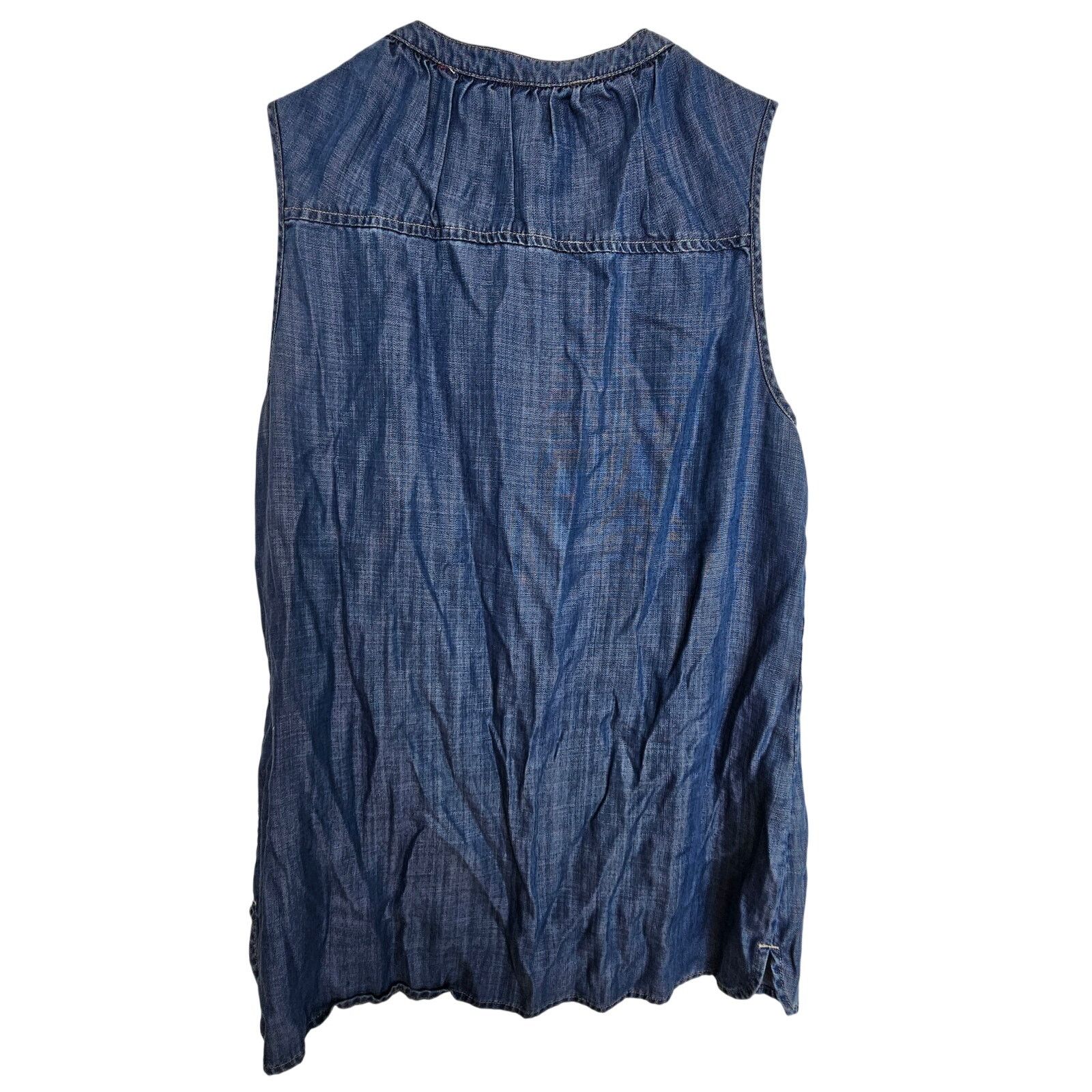 Tommy Bahama Tommy Bahama Womens Chambray Button Shirt Size XS Classic Size XS / US 0-2 / IT 36-38 - 7 Thumbnail