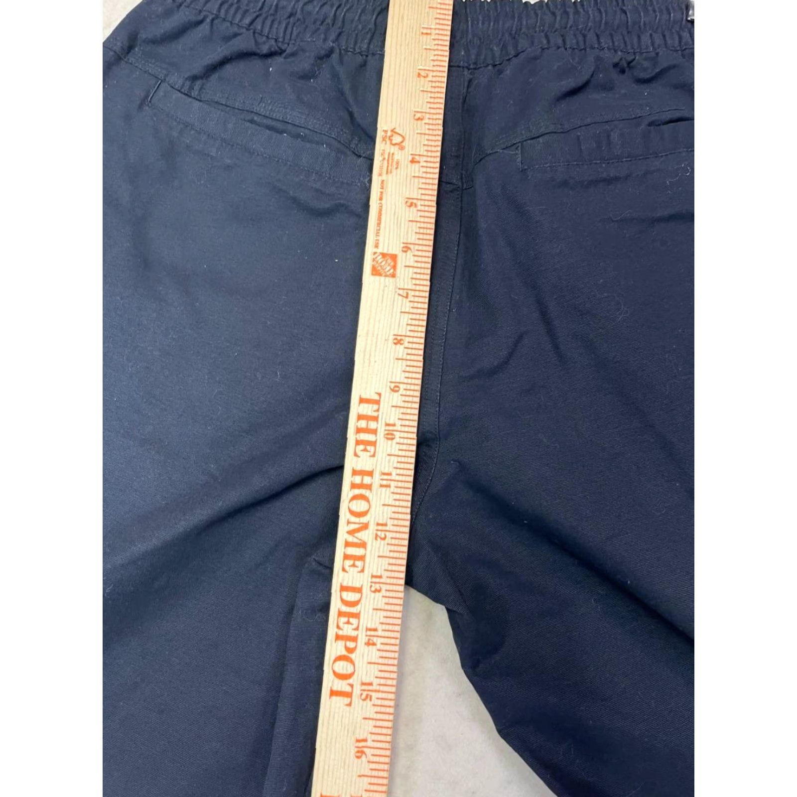 Adidas Adidas Joggers Men's Black Canvas Elastic Waist Drawstring Size Medium Distressed Size ONE SIZE - 4 Thumbnail