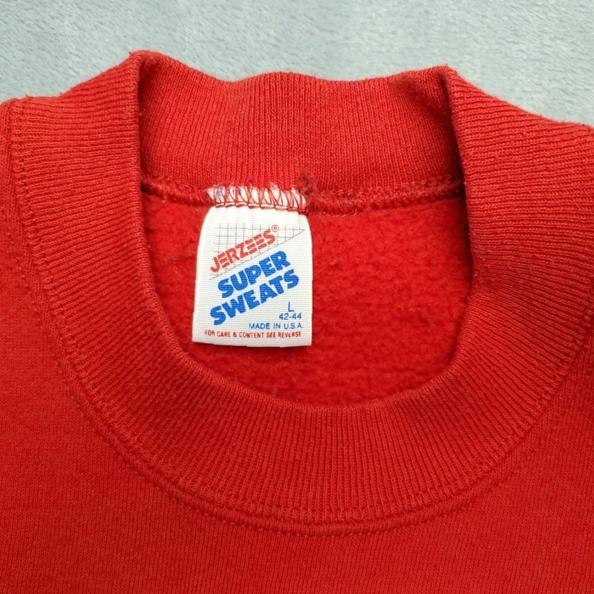 Jerzees VTG Jerzees Sweatshirt L Red Pullover Crewneck Christmas Holiday 90s Y2K Retro Mens Shirt Size US L / EU 52-54 / 3 - 4 Thumbnail