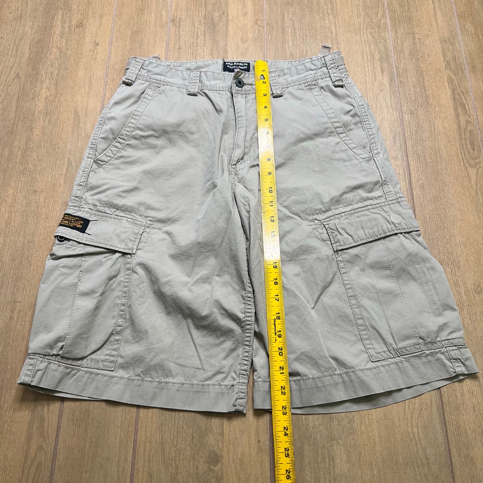 Polo Ralph Lauren Vintage Polo Ralph Lauren Ripstop Cargo Shorts Military 30 Size US 30 / EU 46 - 4 Thumbnail