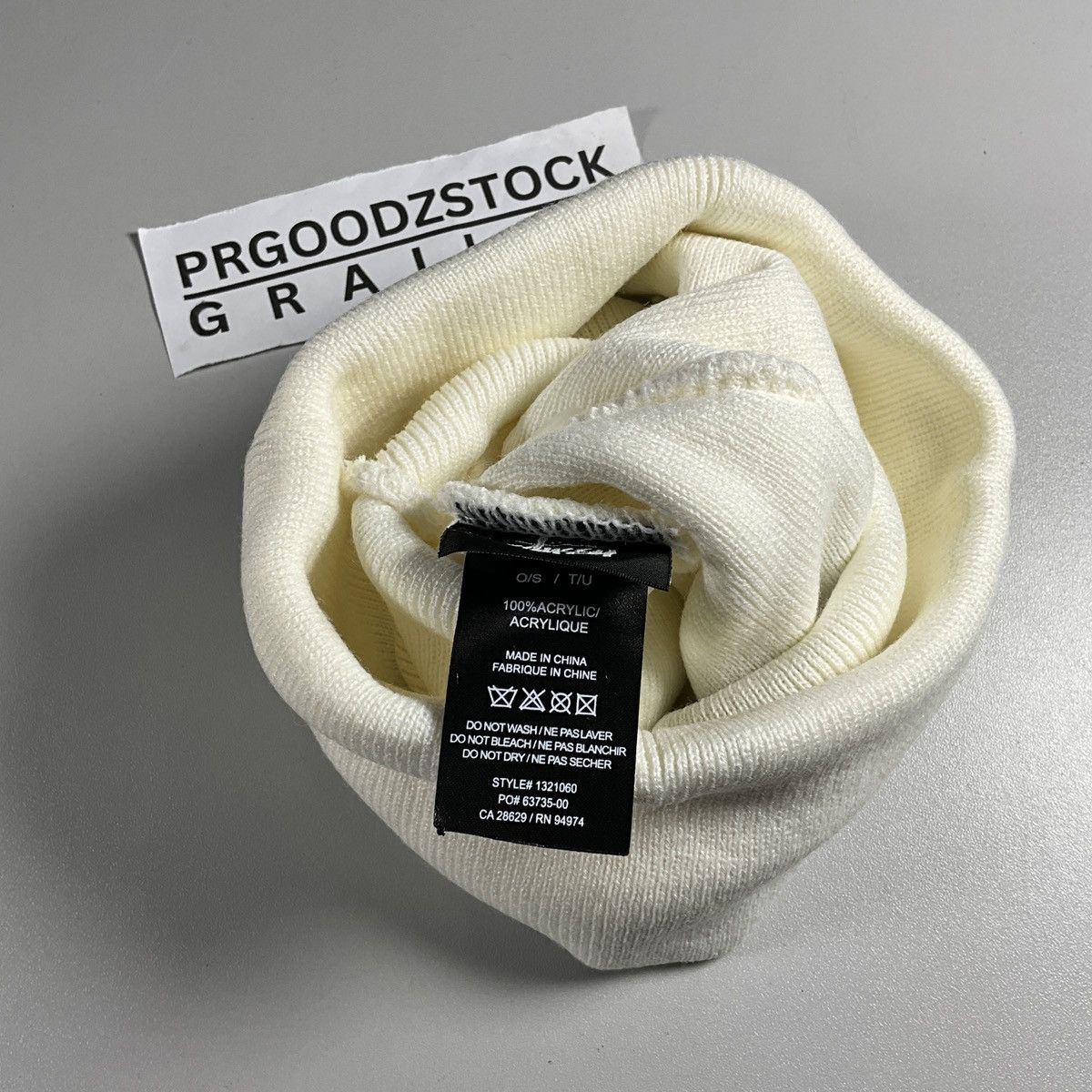 Stussy Stussy beanie hat - natural Size ONE SIZE - 4 Thumbnail
