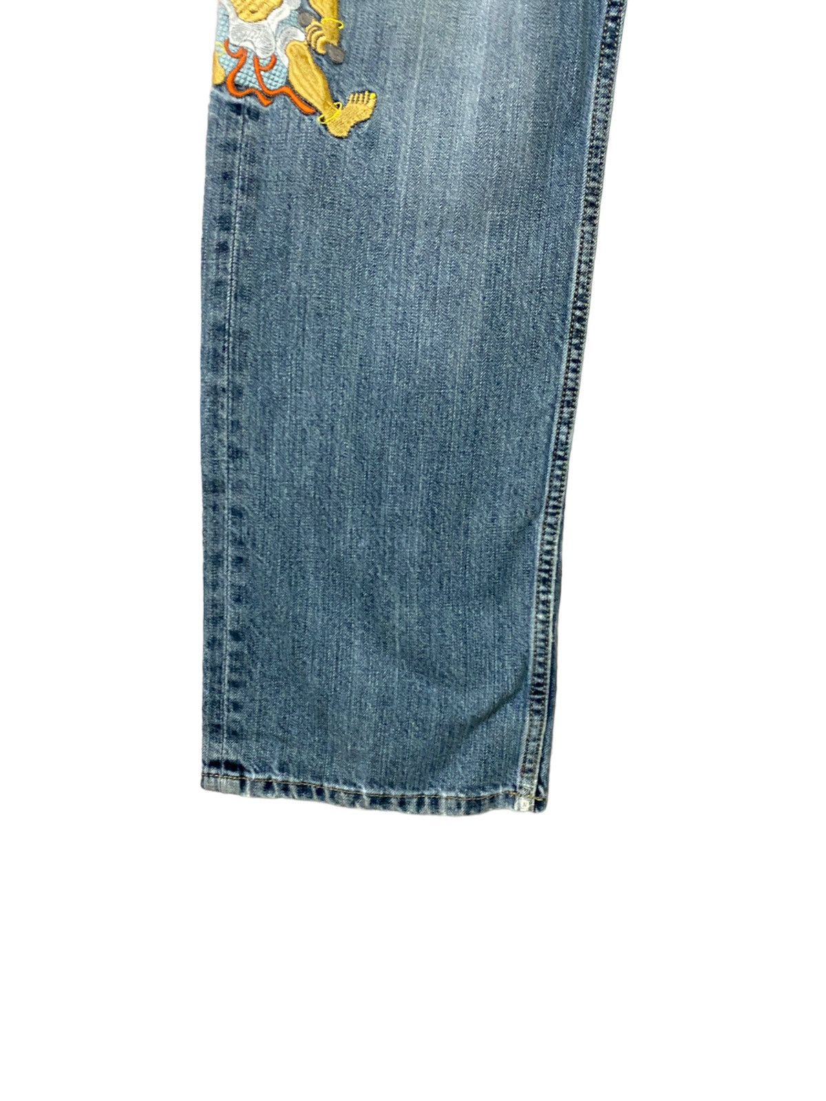 Japanese Brand × Vintage VINTAGE JAPAN DEVILS EMBROIDERED RARE DENIM JEANS Size US 27 - 8 Thumbnail