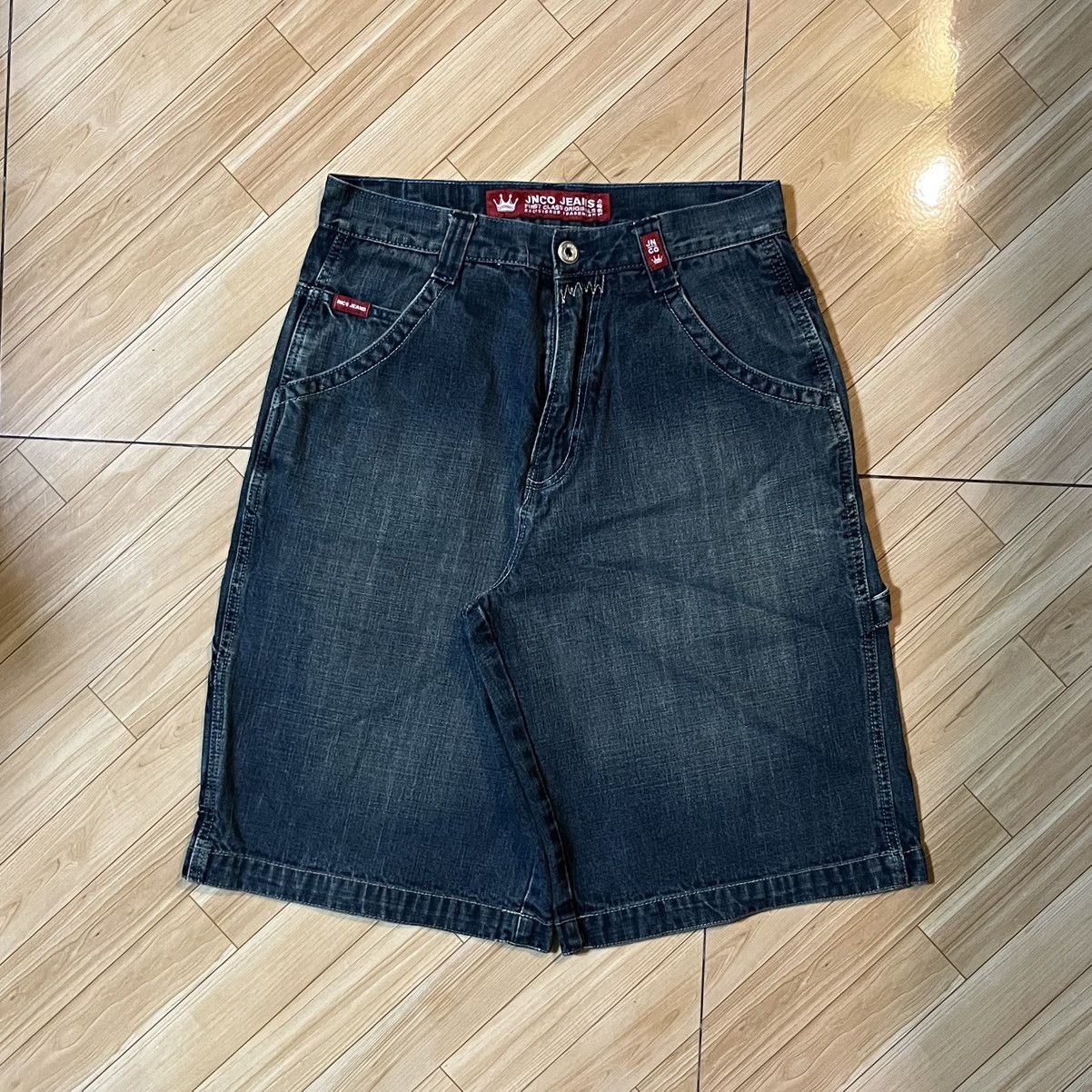 JNCO VTG JNCO Crown Carpenter Jorts Size US 30 / EU 46 - 2 Thumbnail