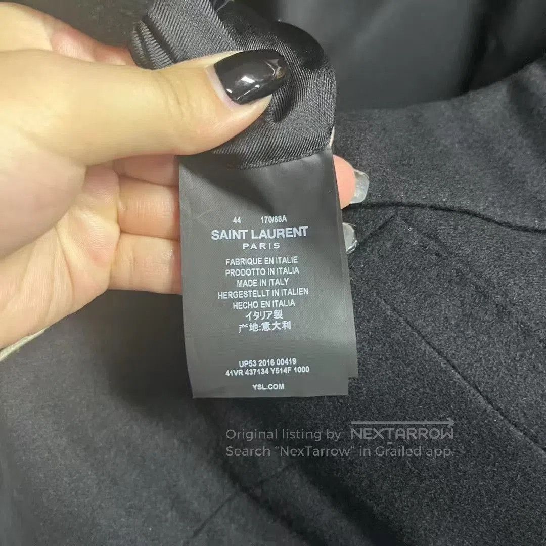 Saint Laurent Paris Saint Laurent Black Court Blazer. Size US S / EU 44-46 / 1 - 4 Thumbnail