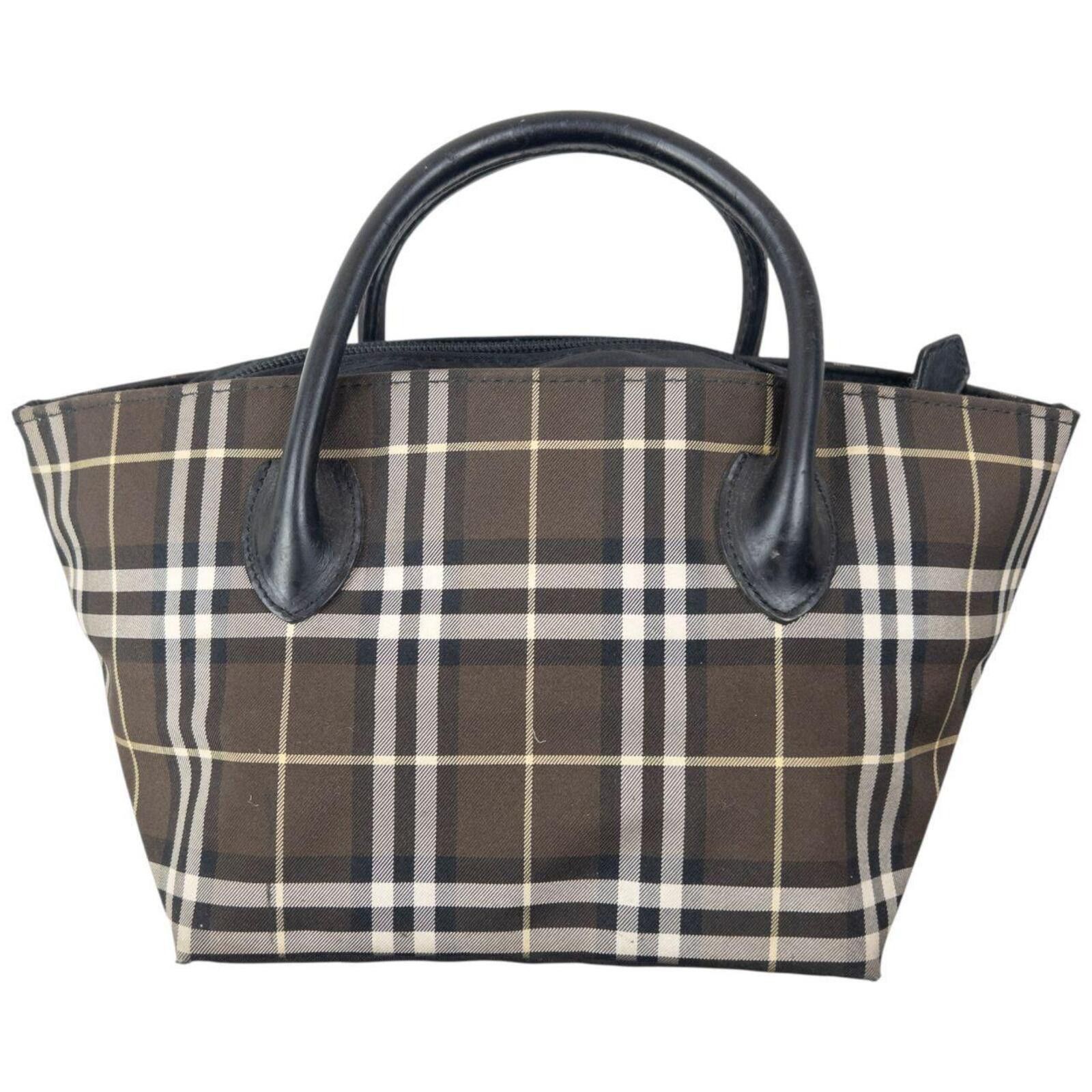 Burberry Vintage 2000s Burberry Blue Label Nova Check Handbag Size ONE SIZE - 2 Thumbnail