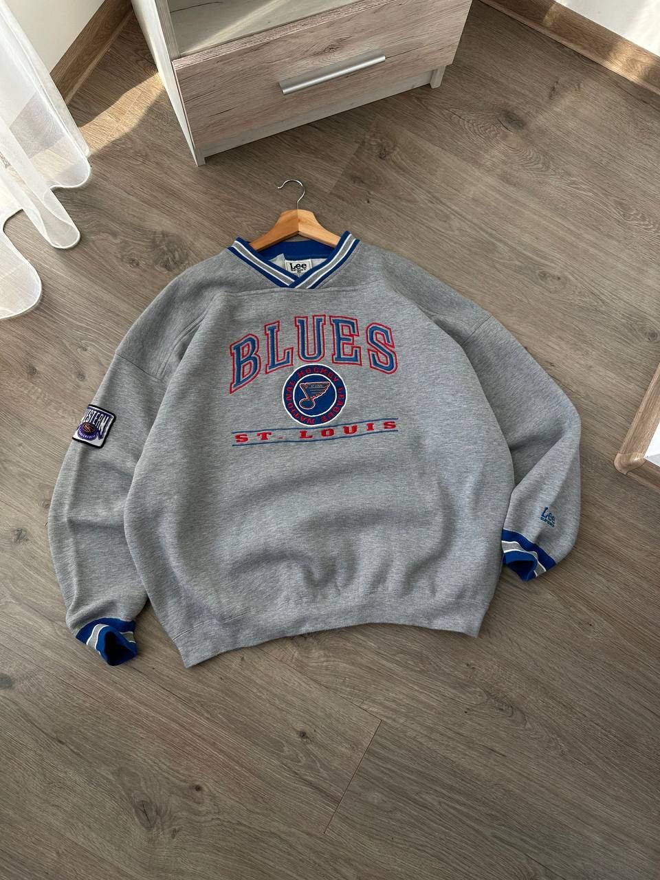 Japanese Brand × Vintage Vintage Blues St.Louis Gray Lee Sports Sweatshirt Size US L / EU 52-54 / 3 - 3 Thumbnail