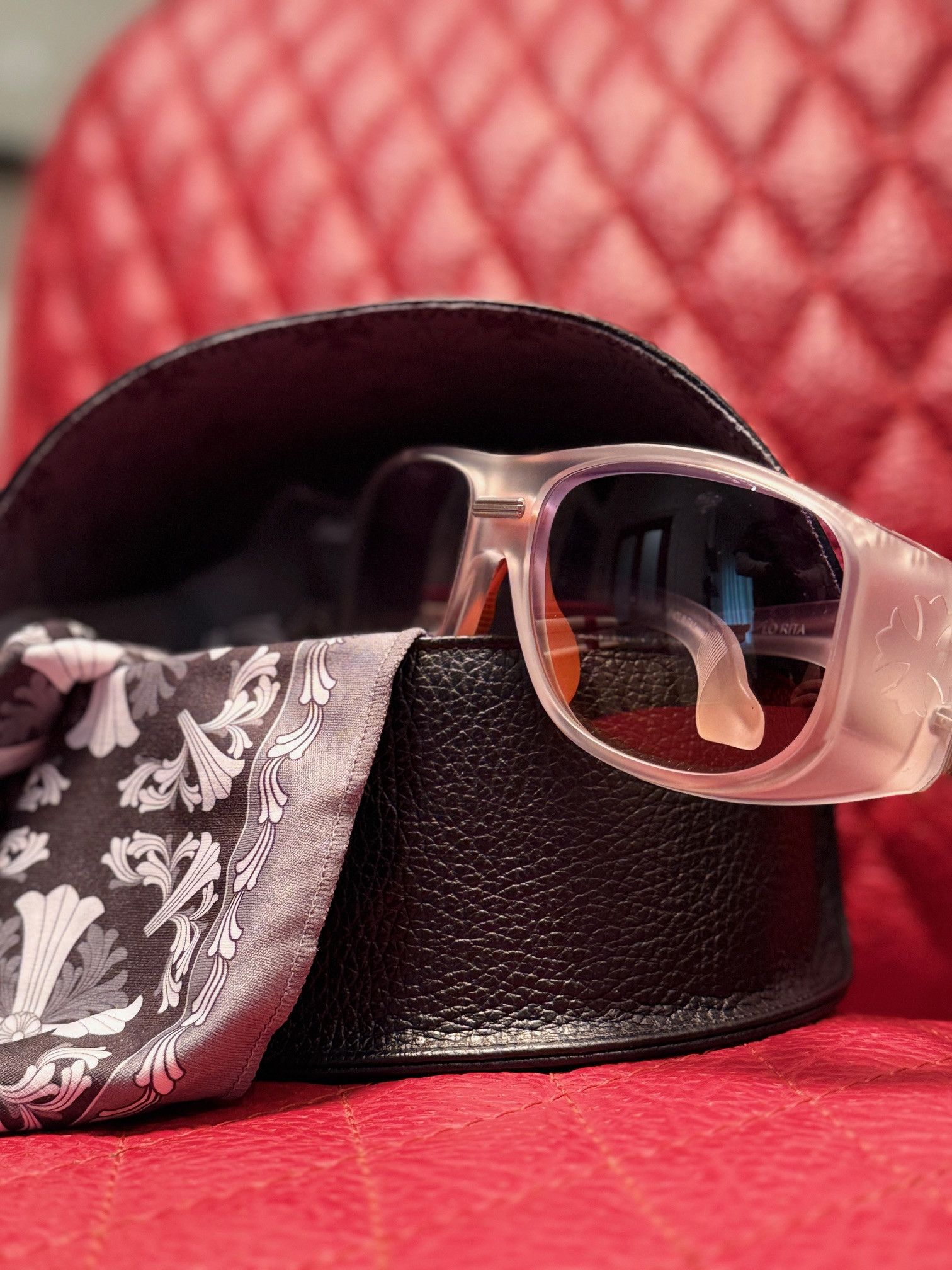 Chrome Hearts Chrome Hearts Lo Rita Shield Sunglasses Size ONE SIZE - 2 Thumbnail