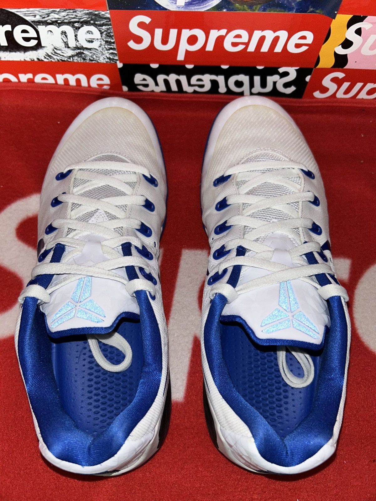 Nike Nike Kobe 9 EM TB White Game Royal 685776-140 size 14 w/ box Size US 14 / EU 47 - 4 Thumbnail