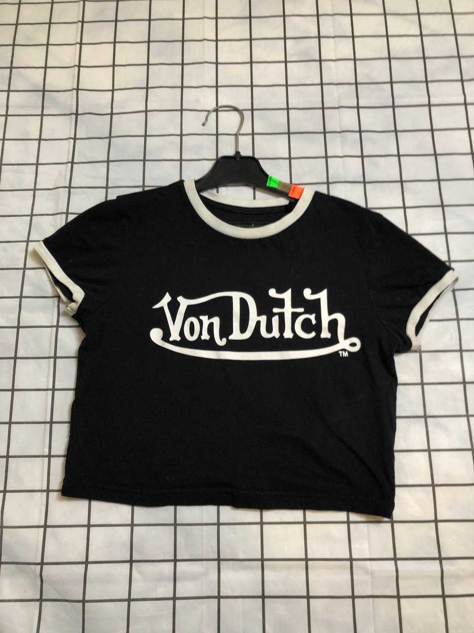 Von Dutch Vintage Von Dutch T-Shirt Women's Cropped Big Logo top Size XL / US 12-14 / IT 48-50 - 1 Thumbnail