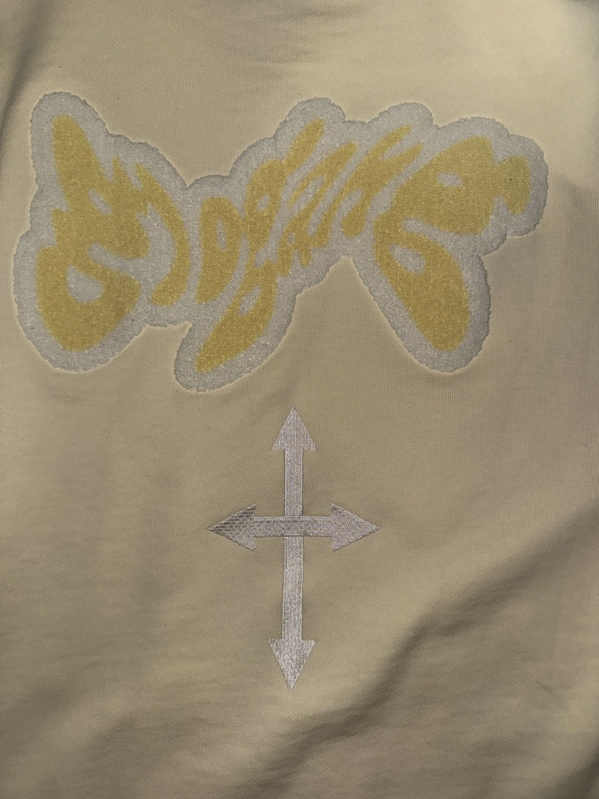 Glo Gang Glo Man Full Zip Hoodie (Pale Yellow) Size US XL / EU 56 / 4 - 6 Thumbnail
