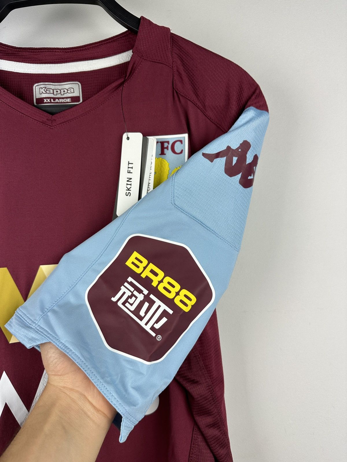 Kappa NEW🏷️ Aston Villa Kappa Soccer Jersey Size US XXL / EU 58 / 5 - 4 Thumbnail