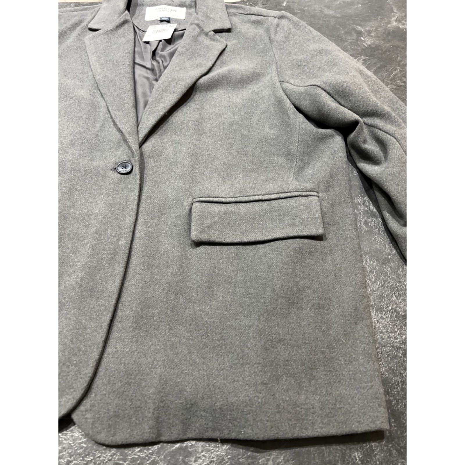 Vintage VINTAGE American Eagle Oversized Blazer Gray XL Women Size XL / US 12-14 / IT 48-50 - 3 Thumbnail