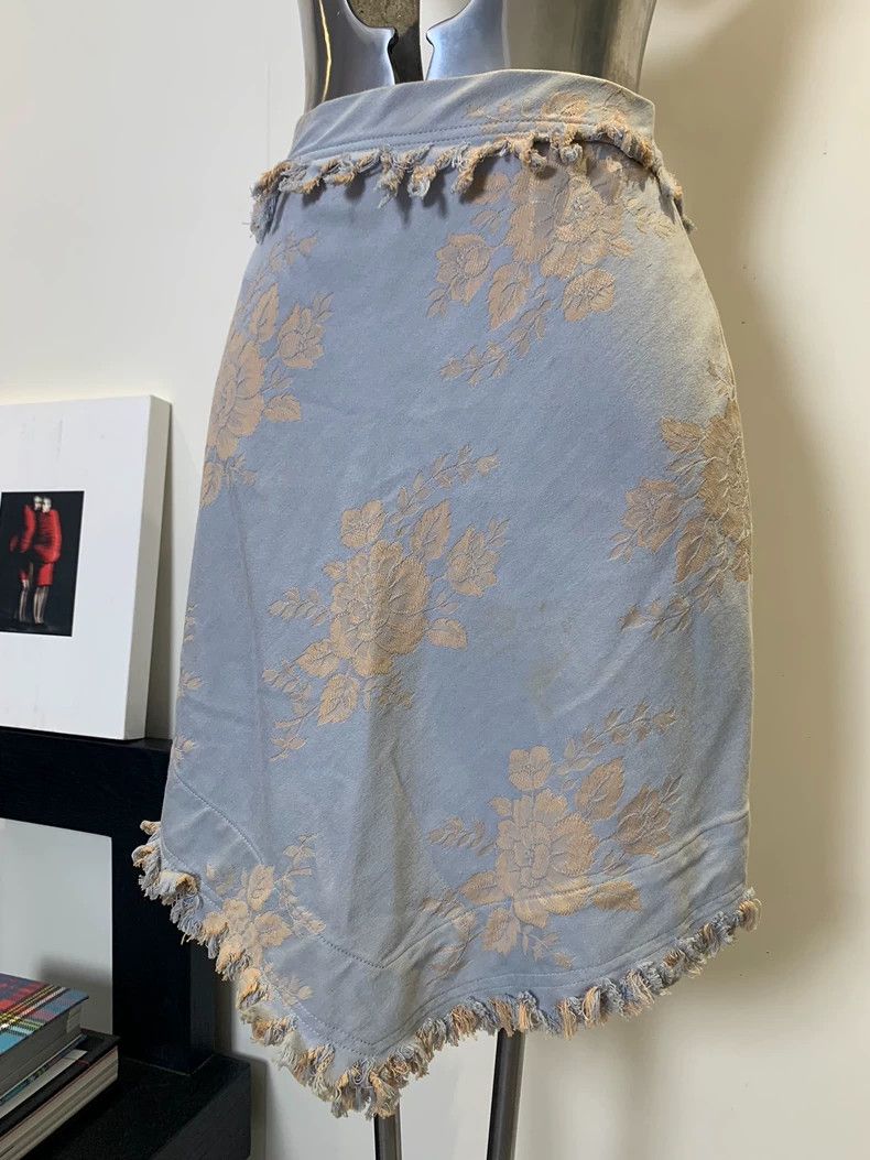 Vivienne Westwood Vivienne Westwood Blue and white printed tassel coat and s Size S / US 4 / IT 40 - 5 Thumbnail