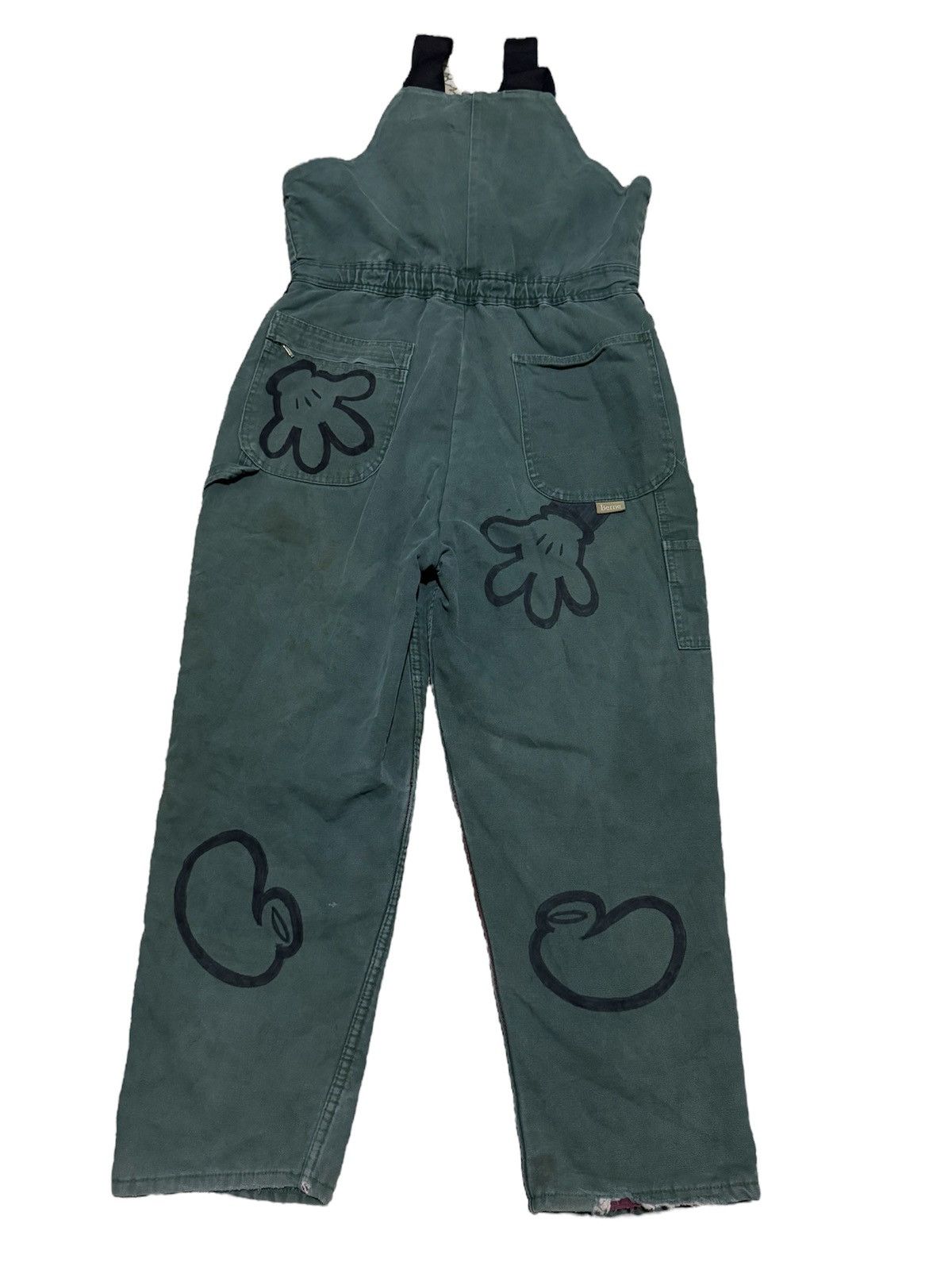 Mickey Mouse × Vintage 🇺🇸 Vtg Berne Apparel x Mickey Mouse Zipper Coverall Size US 36 / EU 52 - 3 Thumbnail