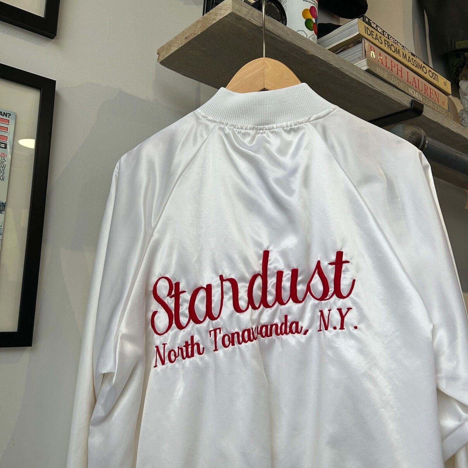 Vintage VINTAGE 80s | Stardust NY Button Snap Bomber Jacket sz M Size US M / EU 48-50 / 2 - 7 Thumbnail
