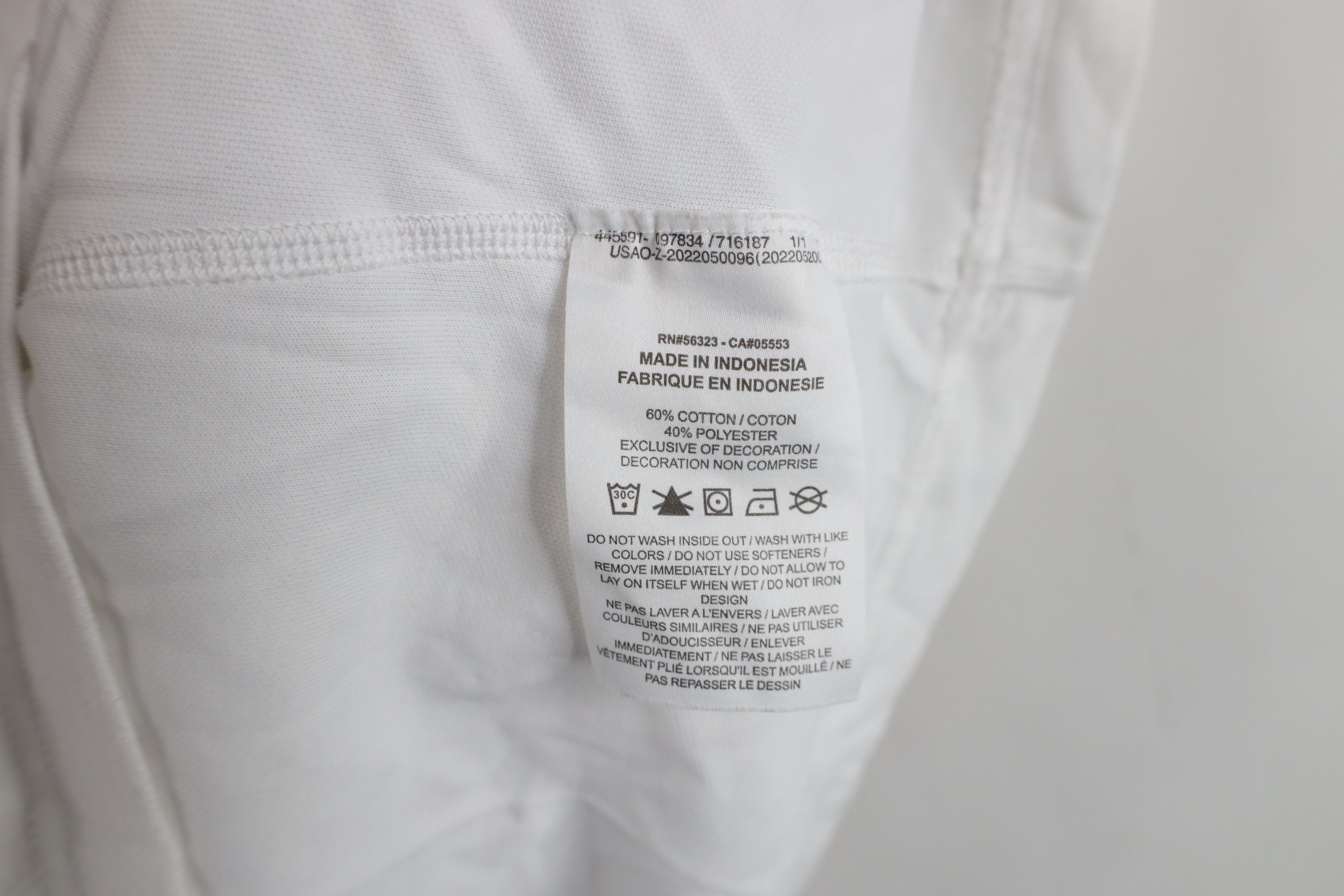 Nike Y2K Nike Dri-Fit Scott Mini Swoosh Monochrome T-Shirt White Size US XL / EU 56 / 4 - 10 Thumbnail