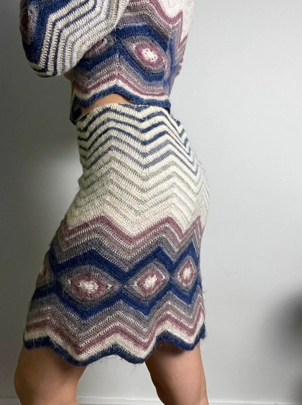 Vintage Vintage wool set skirt and top Size M / US 6-8 / IT 42-44 - 6 Thumbnail