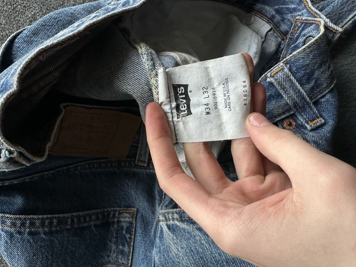 Levi's 🚨 VNTG LEVI’S 901 BLUE DENUM MADE IN USA Size US 34 / EU 50 - 12 Thumbnail