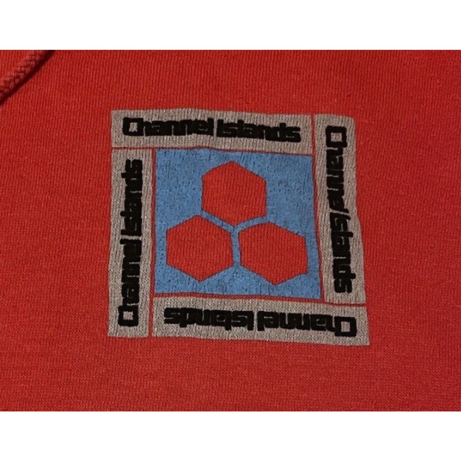 Quiksilver VINTAGE Channel Islands Surfboards Faded Hoodie S Surf Skate Billabong OP Grunge Shirt Men Red 90s 80s Beach Punk Grunge Rock Distressed Pullover Size US S / EU 44-46 / 1 - 4 Thumbnail
