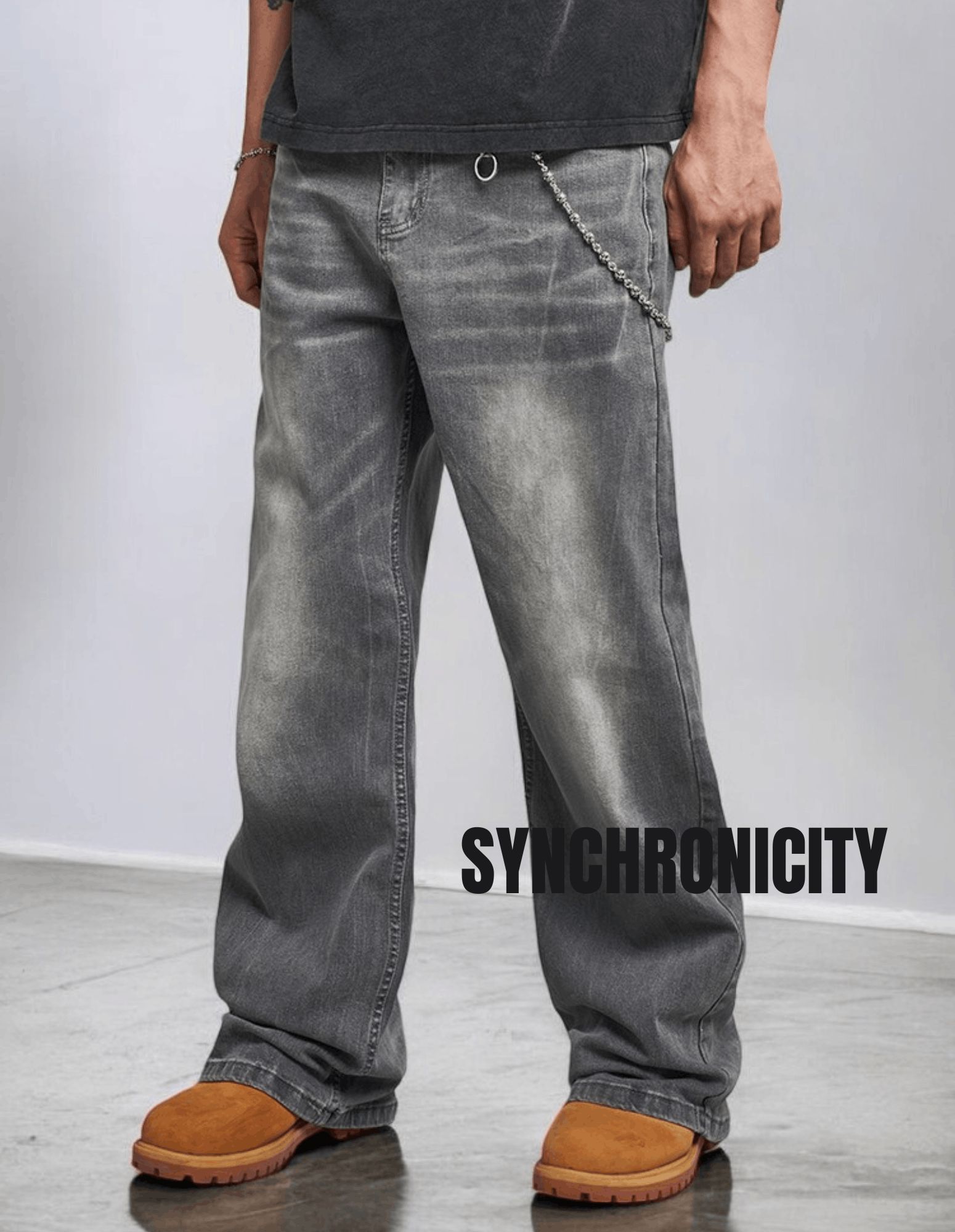 Brydie Gray Casual Jeans