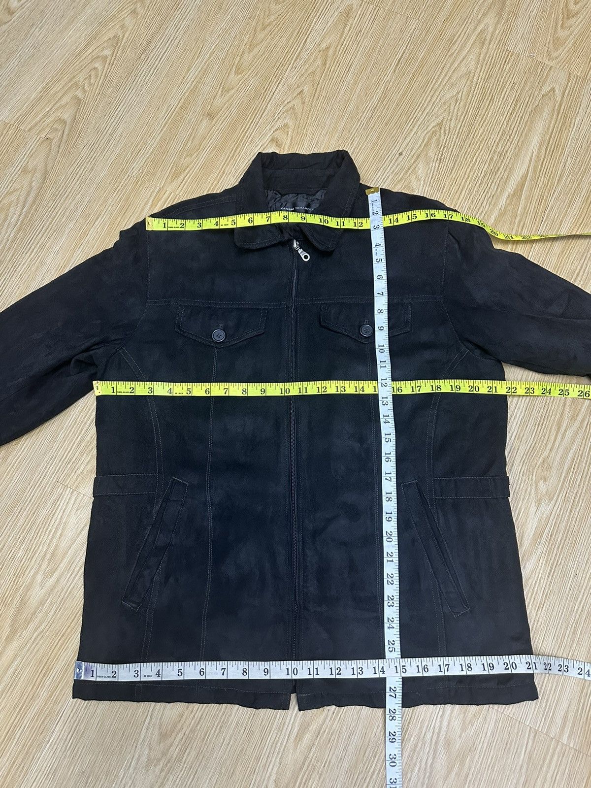 Kansai Yamamoto Vintage Kansai Yamamoto Soft Suede Winter Flannel Z41 Size US L / EU 52-54 / 3 - 6 Thumbnail