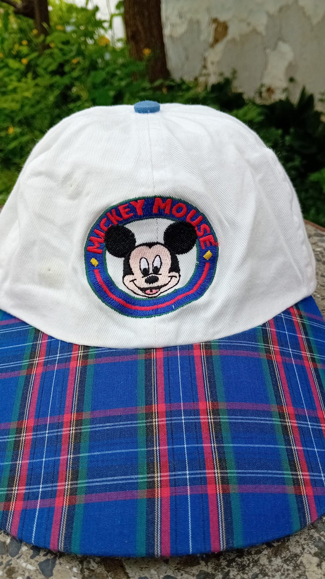 Disney × Mickey Mouse × Vintage Mickey Mouse Disney Vintage Mickey Unlimited Plaid Brim Hat Size ONE SIZE - 1 Thumbnail