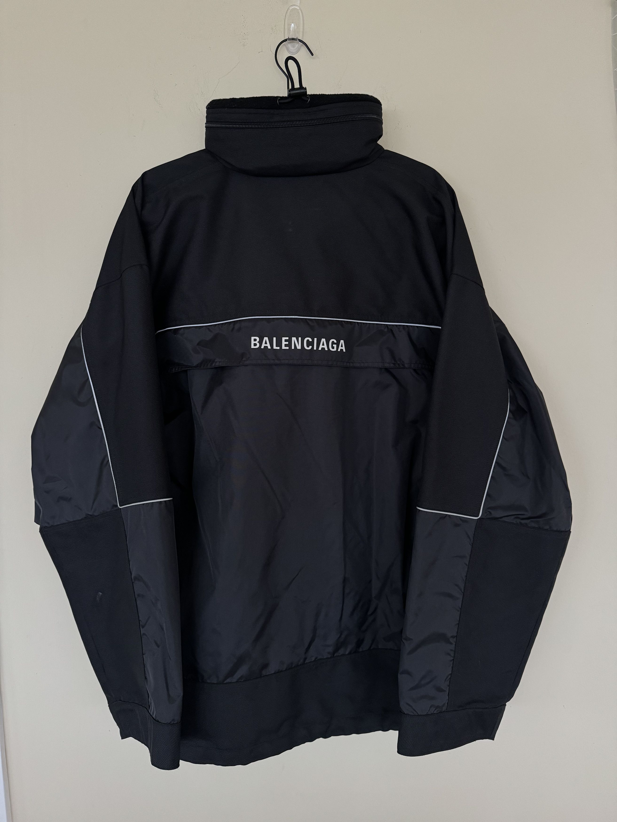 Balenciaga Balenciaga Half Zip Windbreaker Size US XL / EU 56 / 4 - 9 Thumbnail