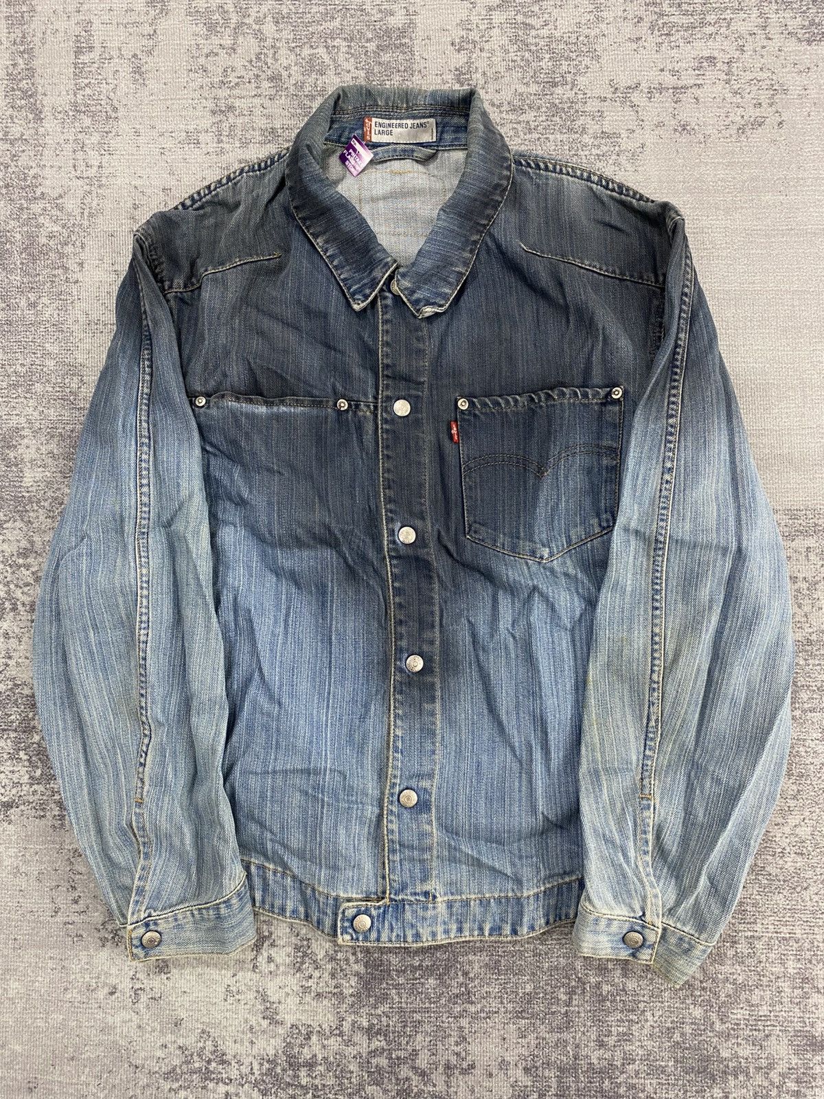 Levi's vintage levis engineered shaddow wash jackets hype jacket Size US L / EU 52-54 / 3 - 6 Thumbnail