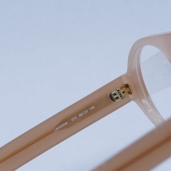 Loewe Loewe LW50009I 072 Eyeglasses Light Pink 48mm Round Frame Size ONE SIZE - 8 Thumbnail