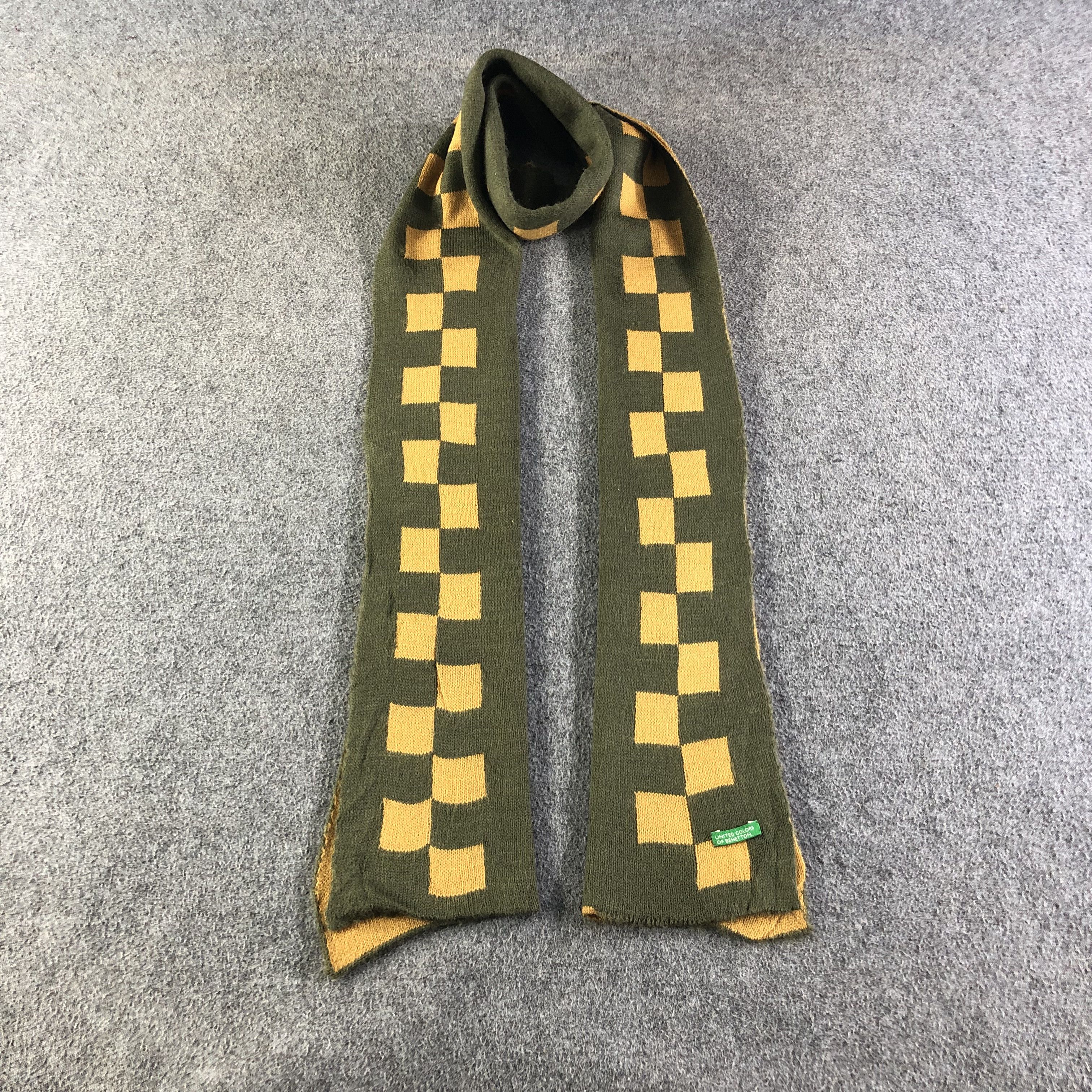 United Colors Of Benetton United Colors Of Benetton Wool Scarf Muffler V1848 Size ONE SIZE - 1 Thumbnail