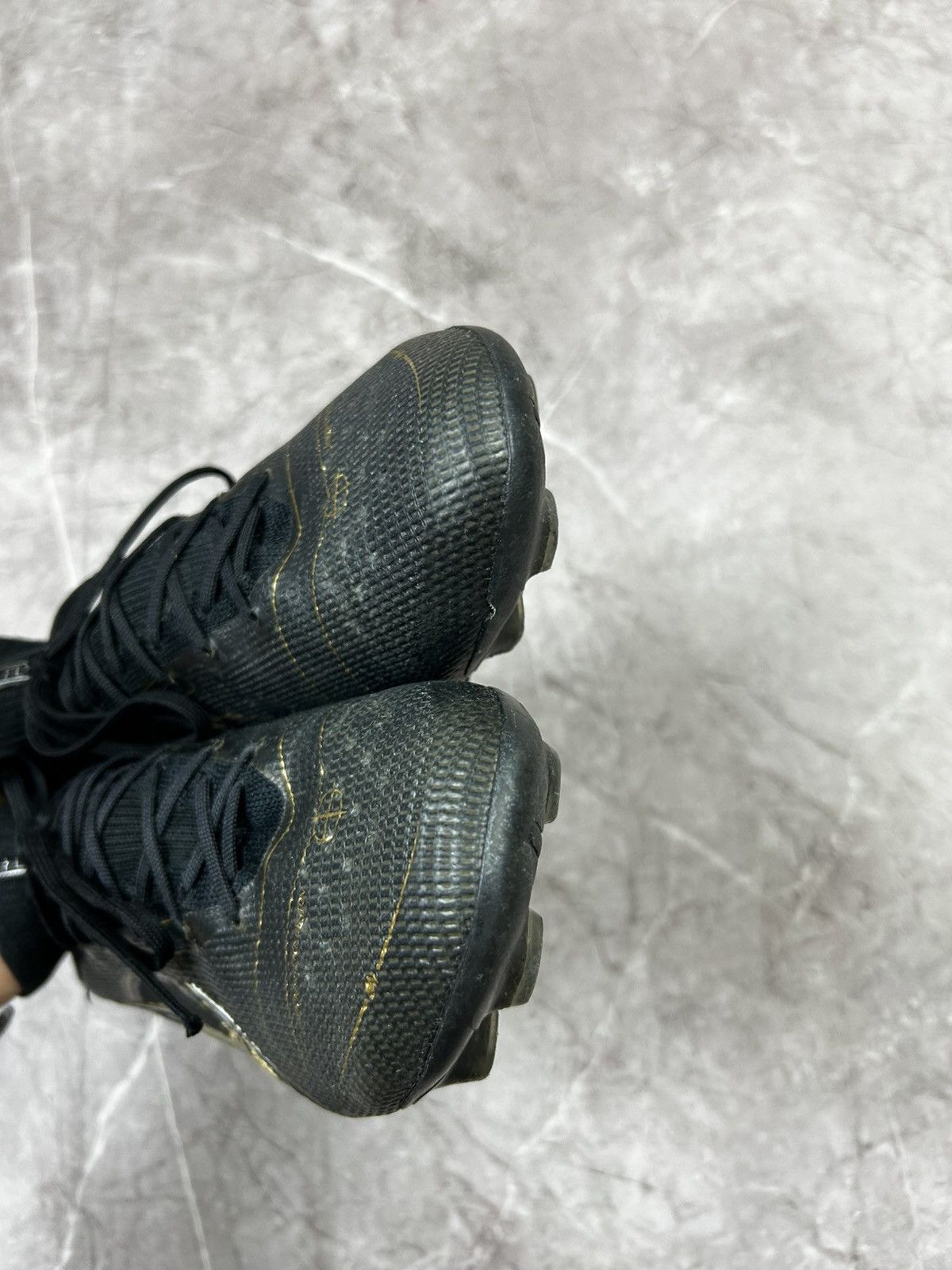 Nike Nike Mercurial Superfly 8 Pro FG Black Metallic Gold Size US 9.5 / EU 42-43 - 8 Thumbnail