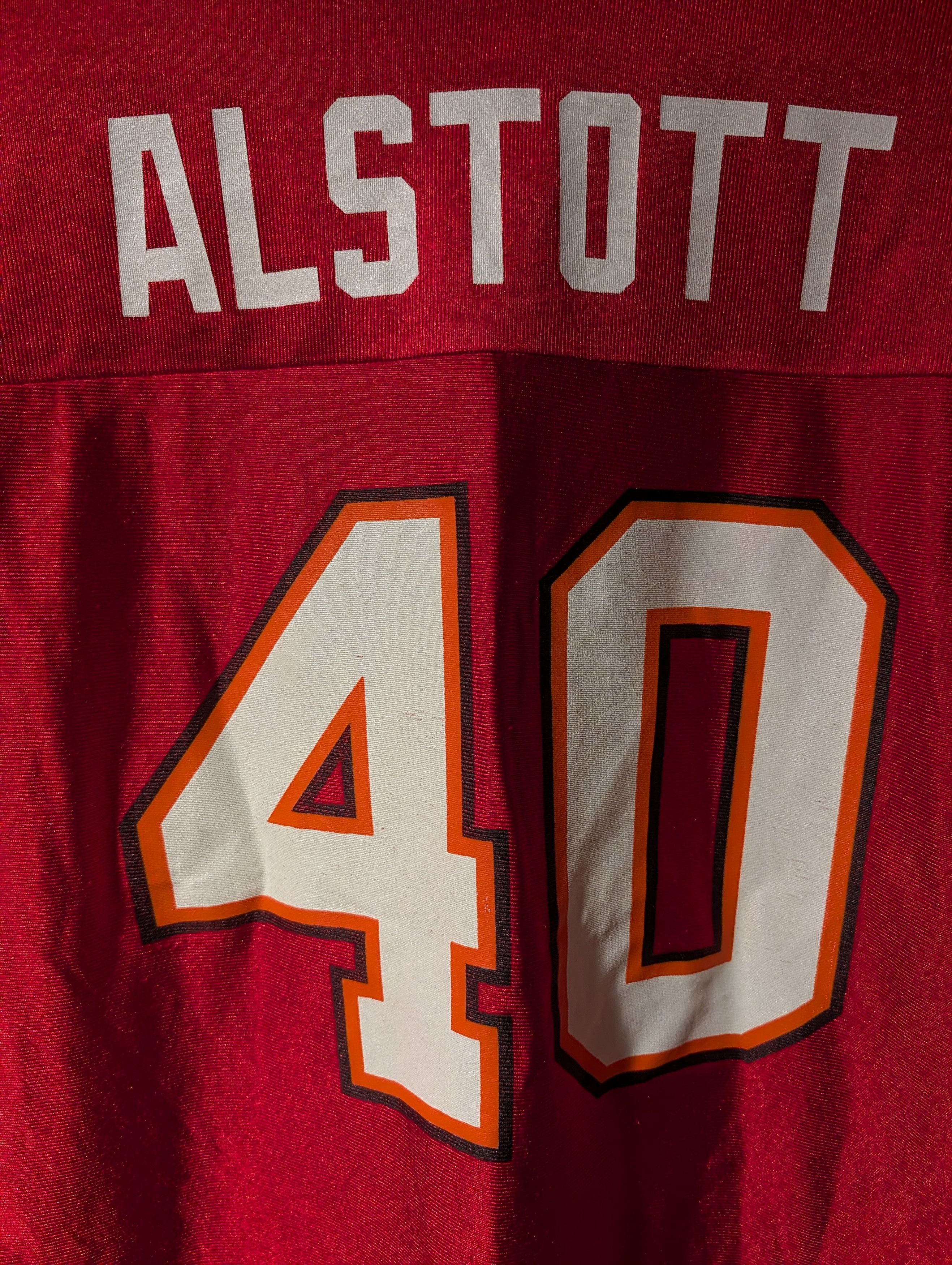 NFL Vintage Tampa Bay Buccaneers Alstott NFL Football Jersey Size US L / EU 52-54 / 3 - 2 Thumbnail