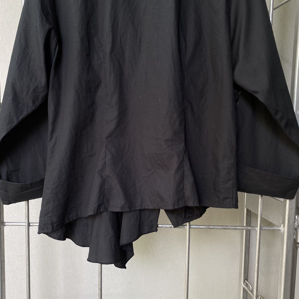Japanese Brand × Seditionaries PEACE NOW Y2K Punk Fitted Black Ruffle Trim Blouse Size M / US 6-8 / IT 42-44 - 11 Thumbnail