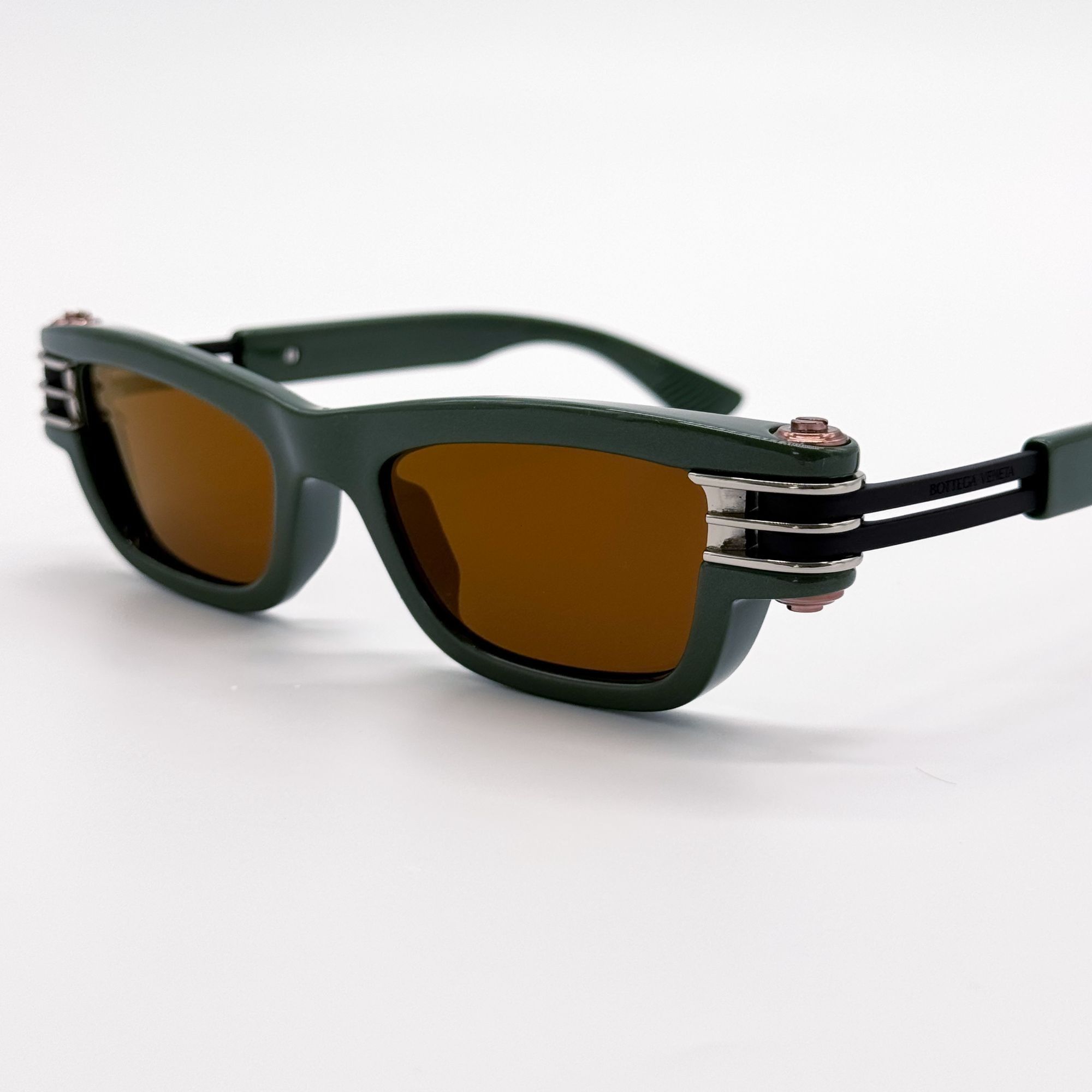 Bottega Veneta NEW BOTTEGA VENETA SUNGLASSES BV1308S 003 WOMEN GREEN Size ONE SIZE - 5 Thumbnail