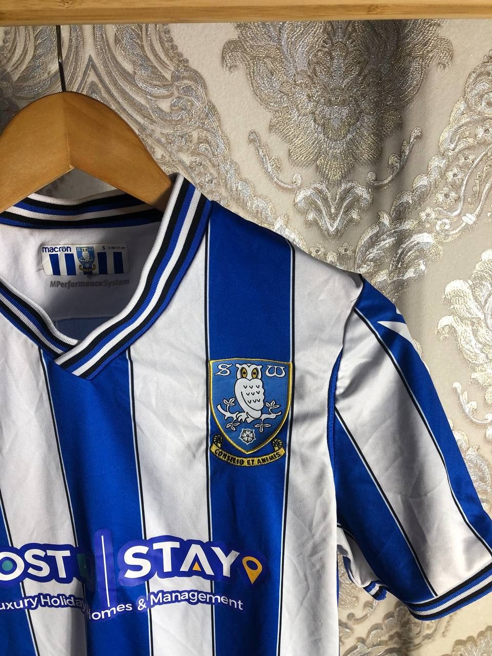 Vintage Very Rare Macron Sheffield Wednesday England Soccer Jersey Size US S / EU 44-46 / 1 - 3 Thumbnail