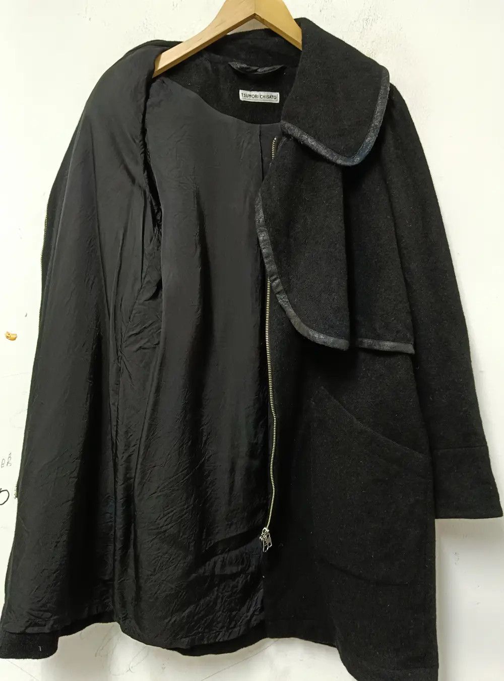 Issey Miyake Rare Issey Miyake Tsumori Chisato Collarless Coat Size US M / EU 48-50 / 2 - 5 Thumbnail