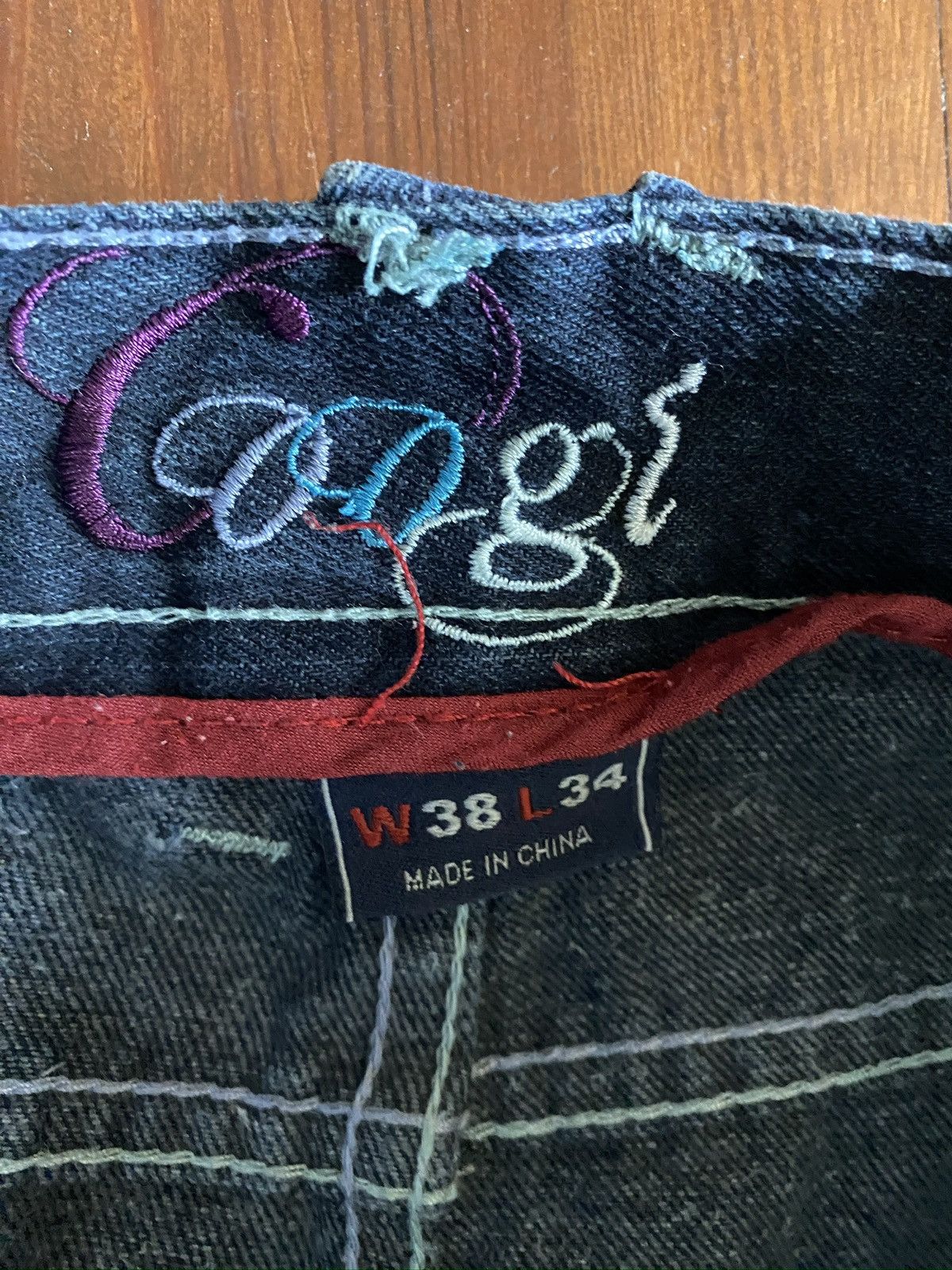 Coogi Vintage Y2K’s Coogi Parrot Embroidered Wide Leg Jeans 39x34 Size US 39 - 22 Thumbnail