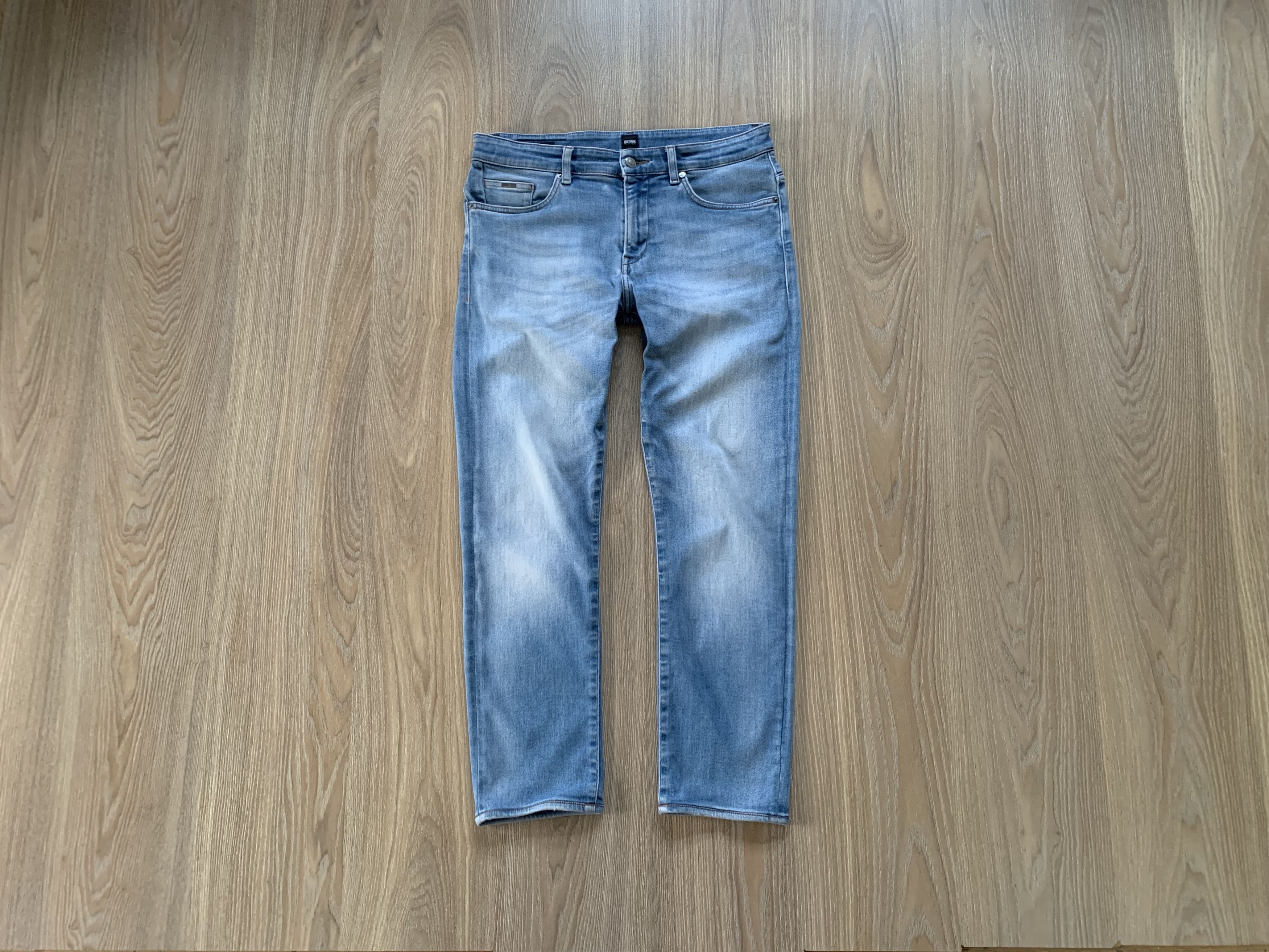 Hugo Boss Hugo Boss Candiani Denim Light Blue Stretch Jeans Size US 32 / EU 48 - 1 Thumbnail