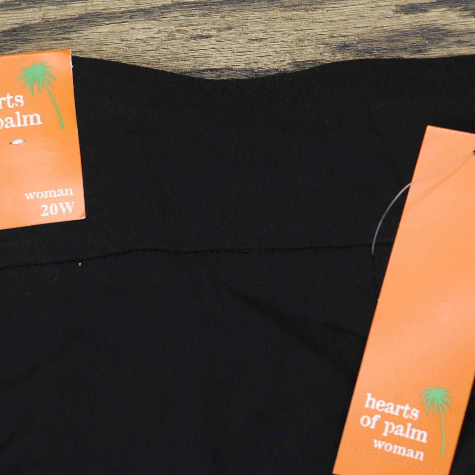 Other Nwt Hearts Of Palm On Stretch Capri Pants 9420799 Black 20w Size 42" / US 20 - 3 Thumbnail