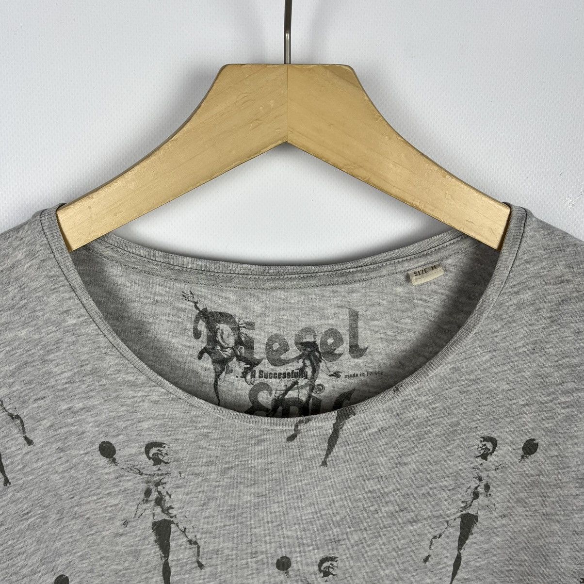Diesel Vintage Diesel multilogo y2k tee 90’s Size US M / EU 48-50 / 2 - 6 Thumbnail