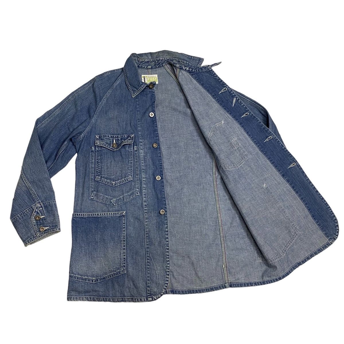 Post Overalls × Vintage Post Overals denim chore jacket made in usa Size US M / EU 48-50 / 2 - 6 Thumbnail