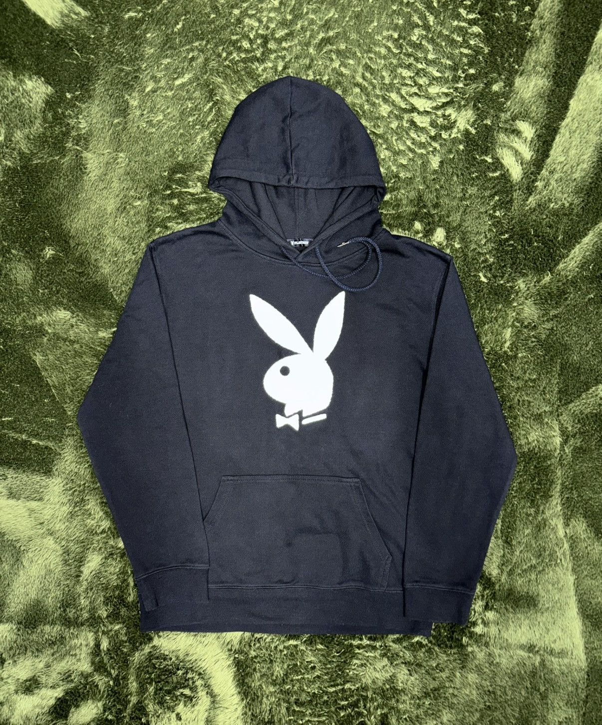 Playboy [XL] playboy japan light weight fleece logo hoodie black Size US XL / EU 56 / 4 - 1 Thumbnail