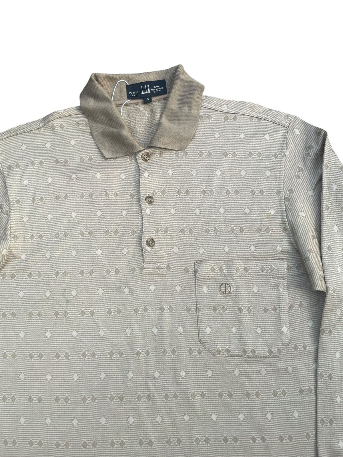 Alfred Dunhill Vintage Dunhill L/S Polo Tshirt Size US M / EU 48-50 / 2 - 3 Thumbnail