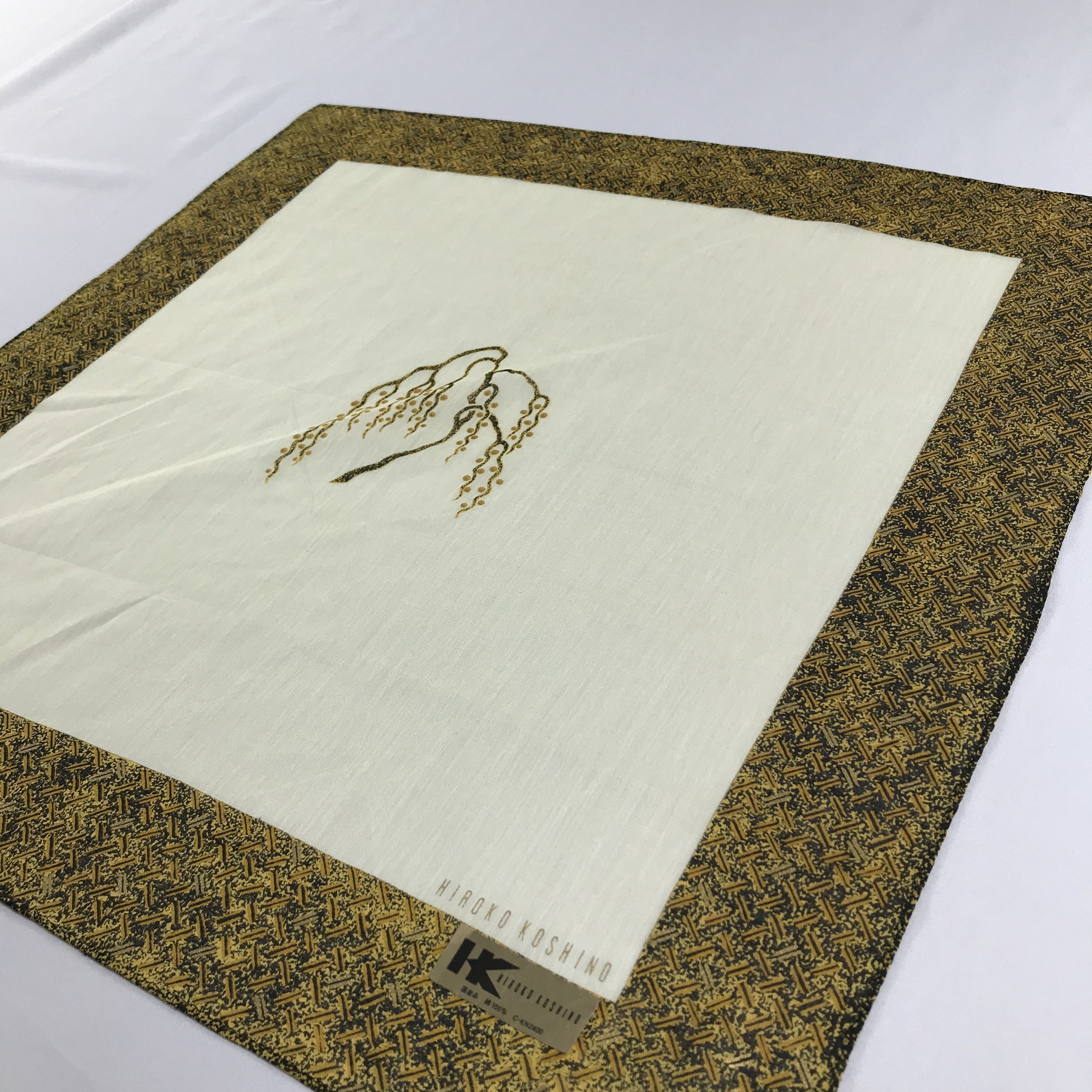 Hiroko Koshino Homme Hiroko Koshino Handkerchief Neckerchief Bandana H1108 Size ONE SIZE - 4 Thumbnail